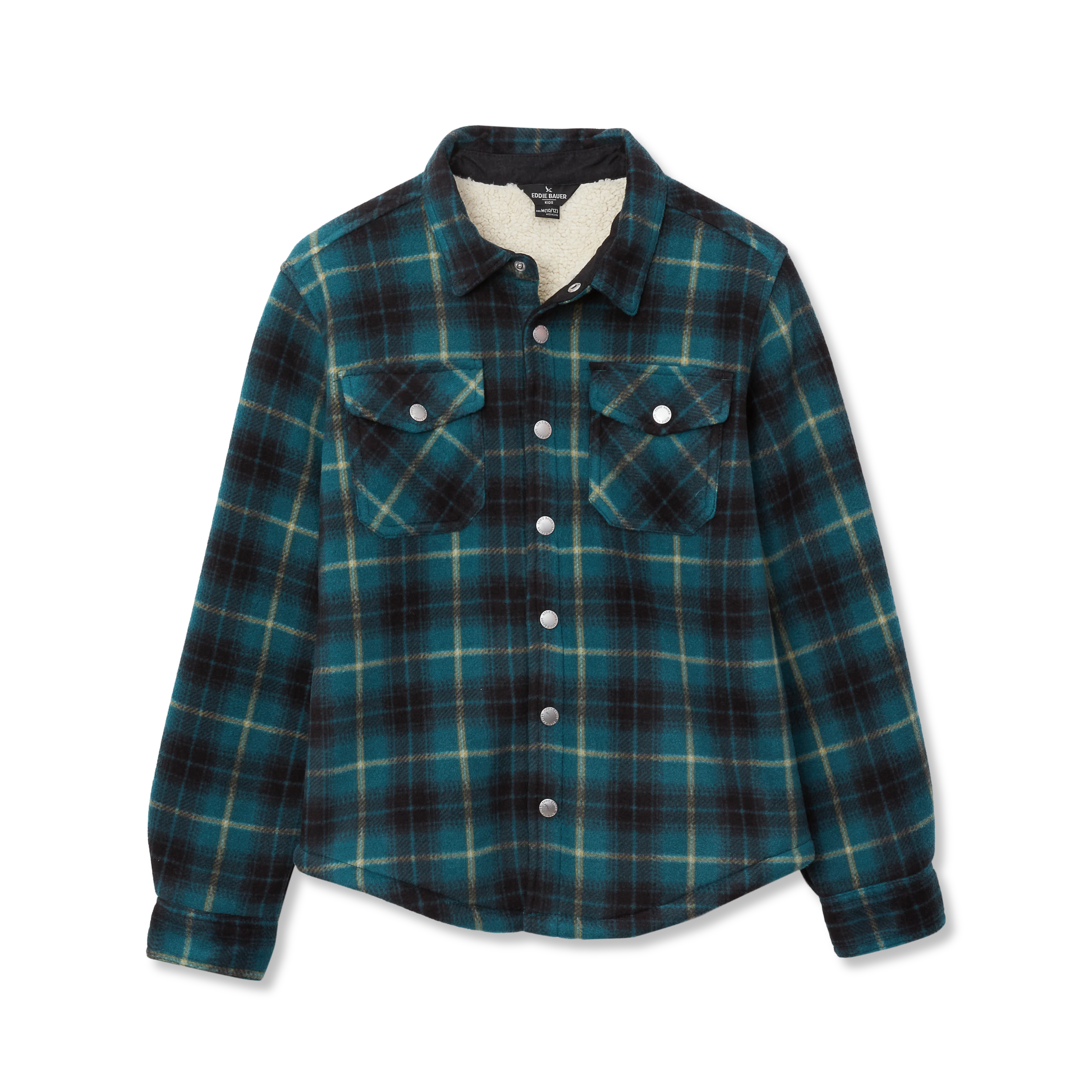 Boys Faux Shearling Shacket