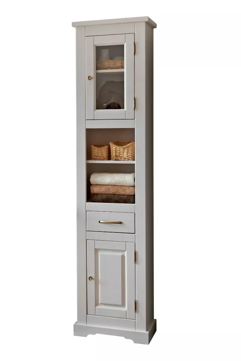 Szafka łazienkowa ROMANTIC 800 45 cm biała