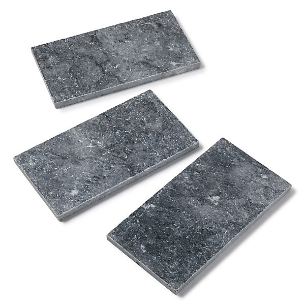 Margelle de piscine Pierre d'Adana Gris Bleu 61x33x3 cm Bord Droit (à l'unité) - RO'MA NATURE