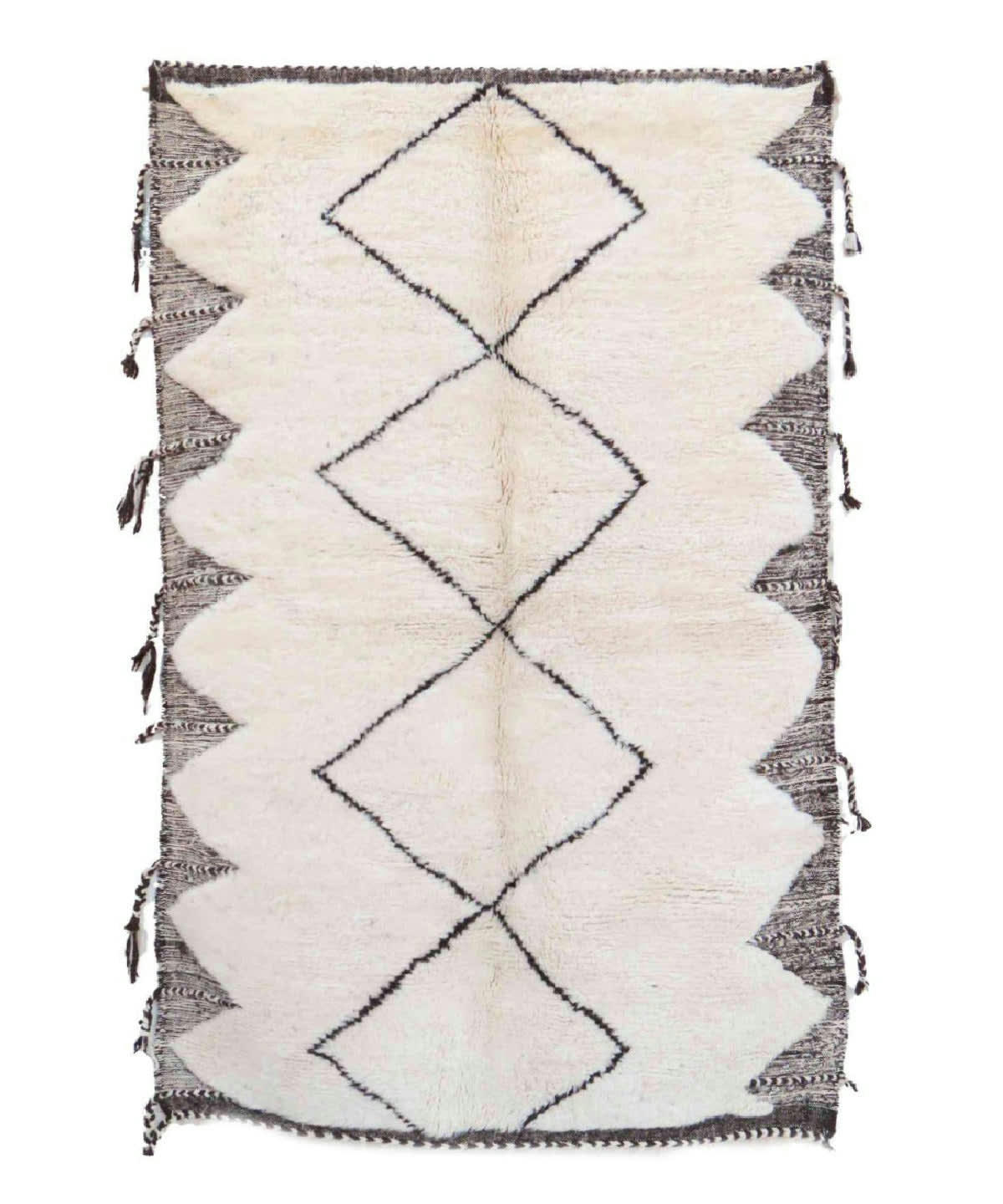 BERBERE - Tapis Berbere marocain pure laine 165x265