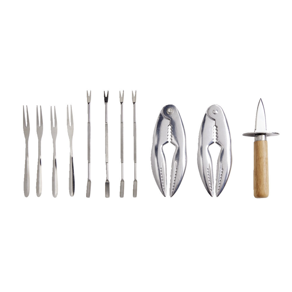 Ustensile pour fruit de mer 11 pièces
