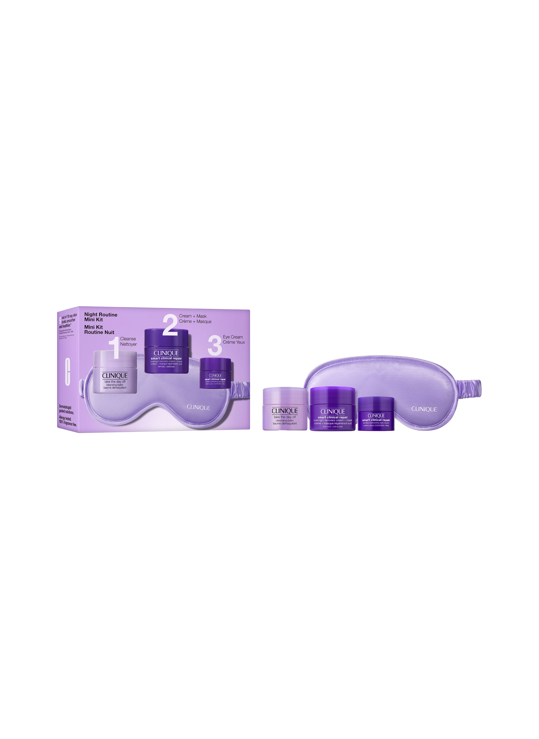 CLINIQUE NIGHT ROUTINE MINI KIT
