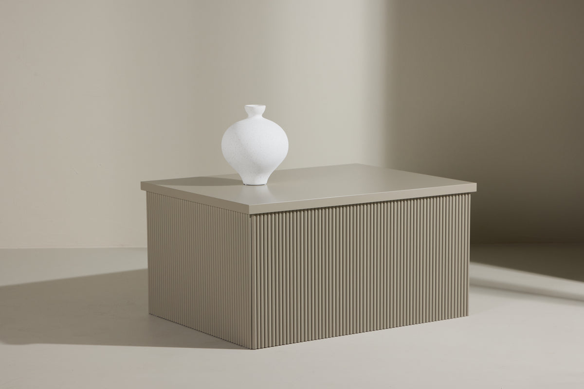 BRAM bijzettafel Graus - beige - 80 x 60 cm