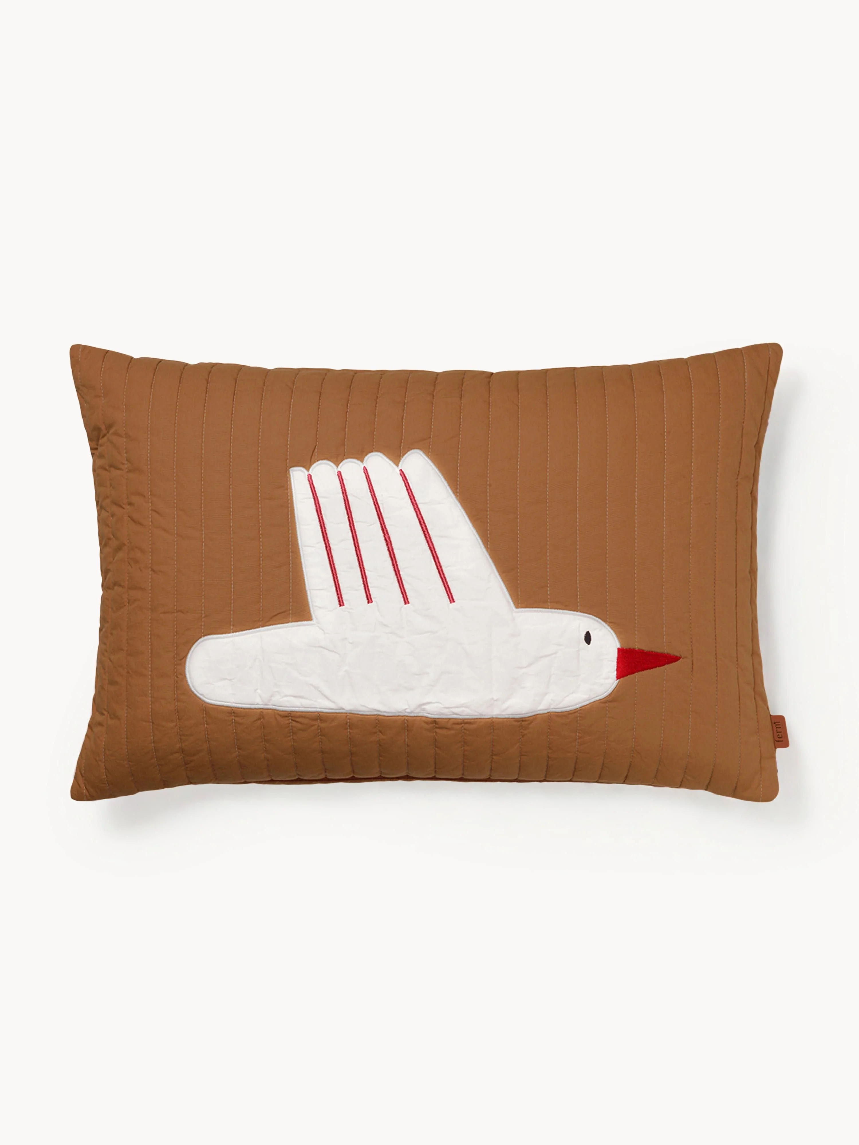 Kissen Bird aus Bio-Baumwolle