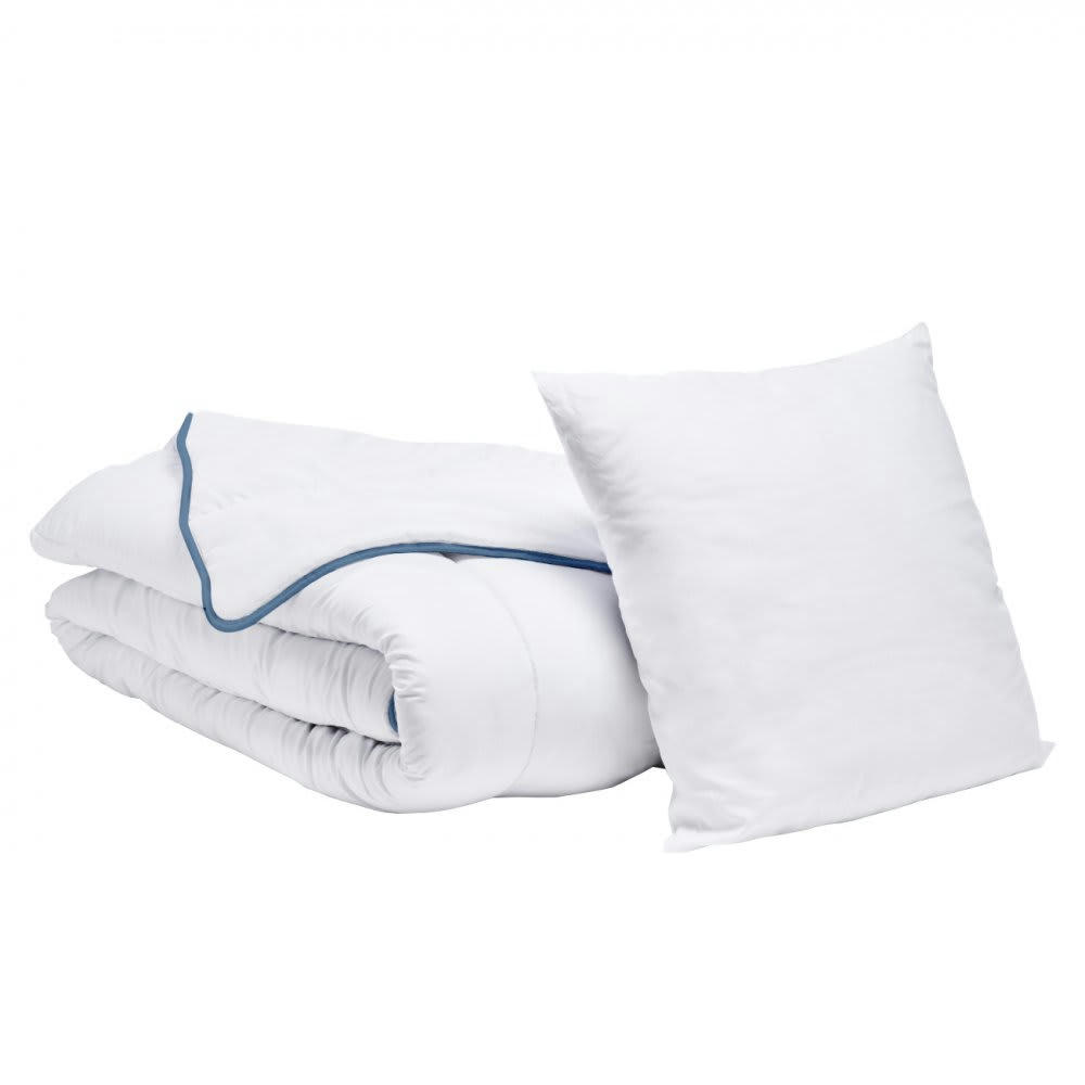 PACK - Ensemble Couette tempérée 140x200cm + 1 Oreiller 60x60cm