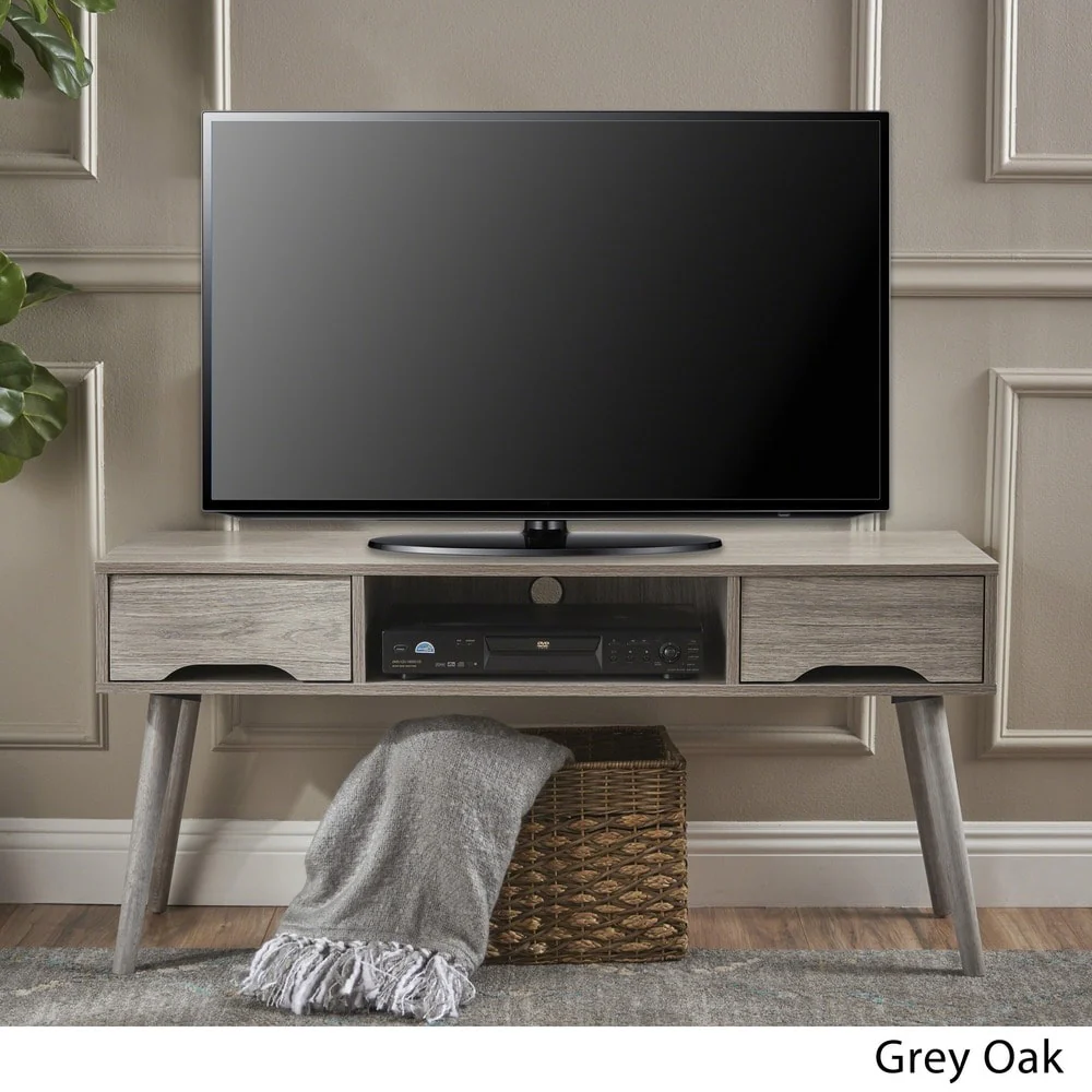 Frieda Mid Century Modern Wood TV Stand with Drawers by Christopher Knight Home