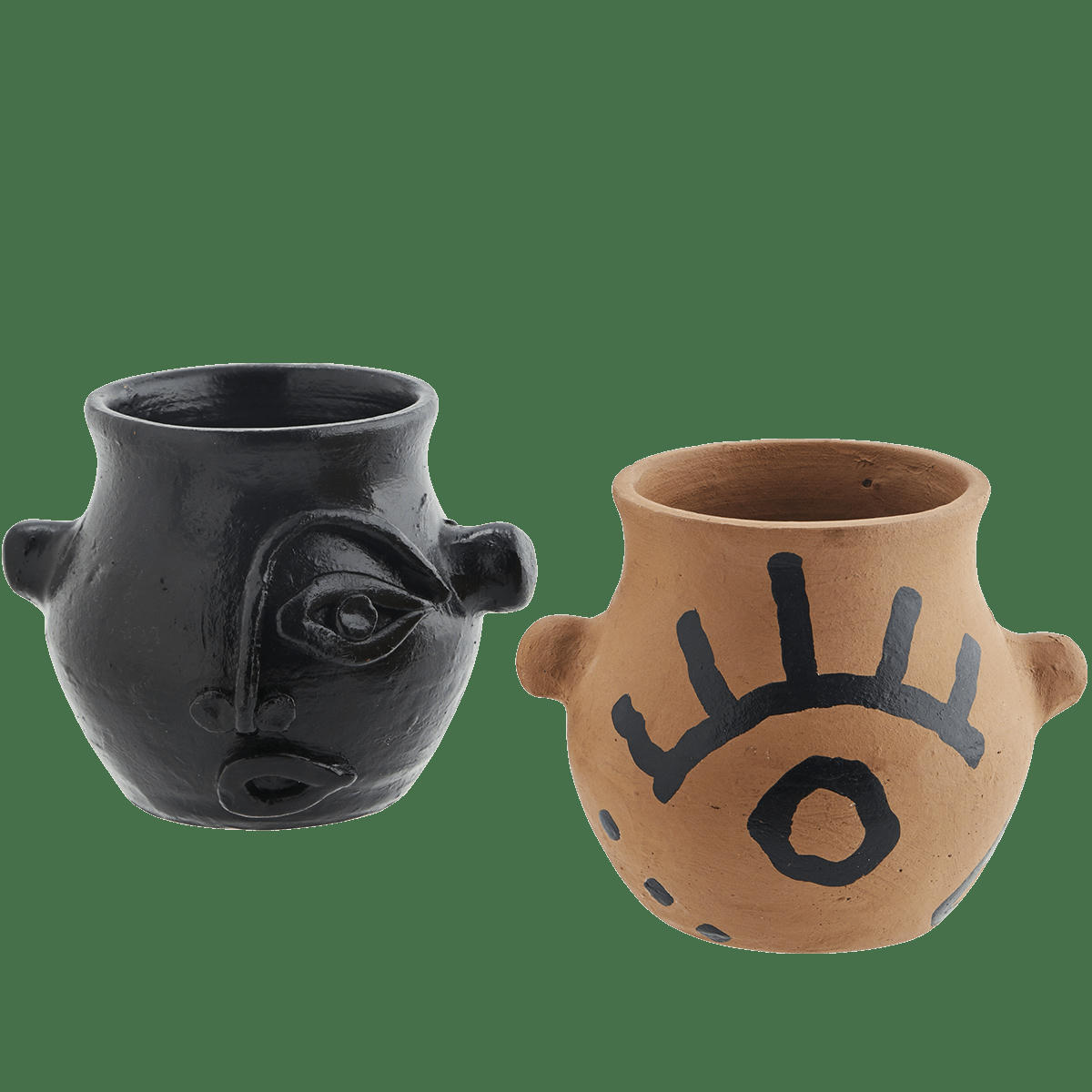 - Pots de fleurs en terre cuite D13cm