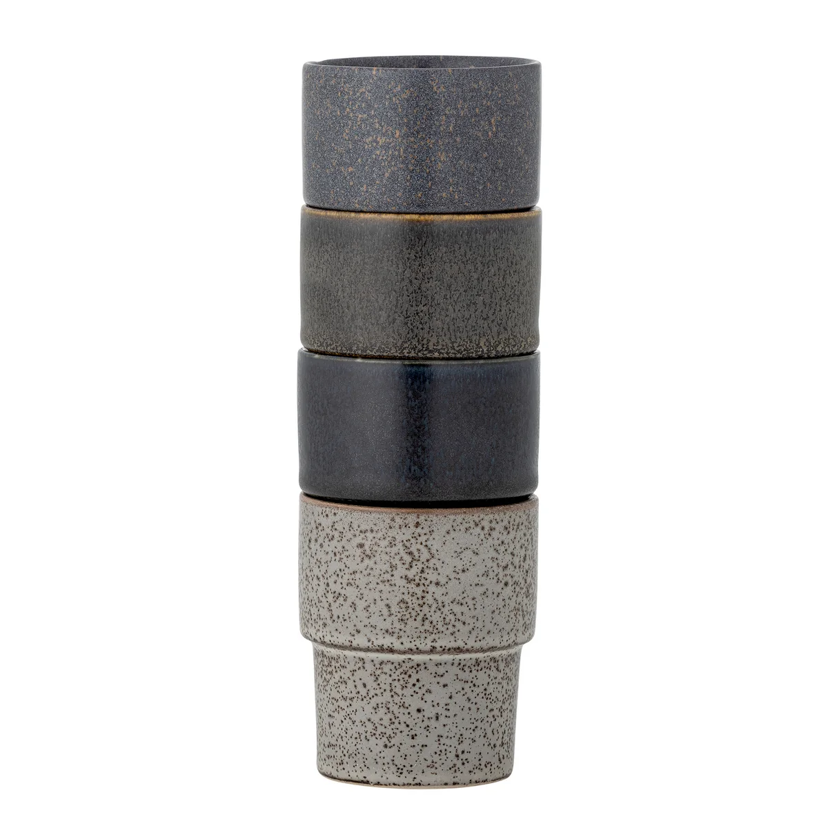 Bloomingville - Ewan Tasse 150 ml, braun (4er Set)