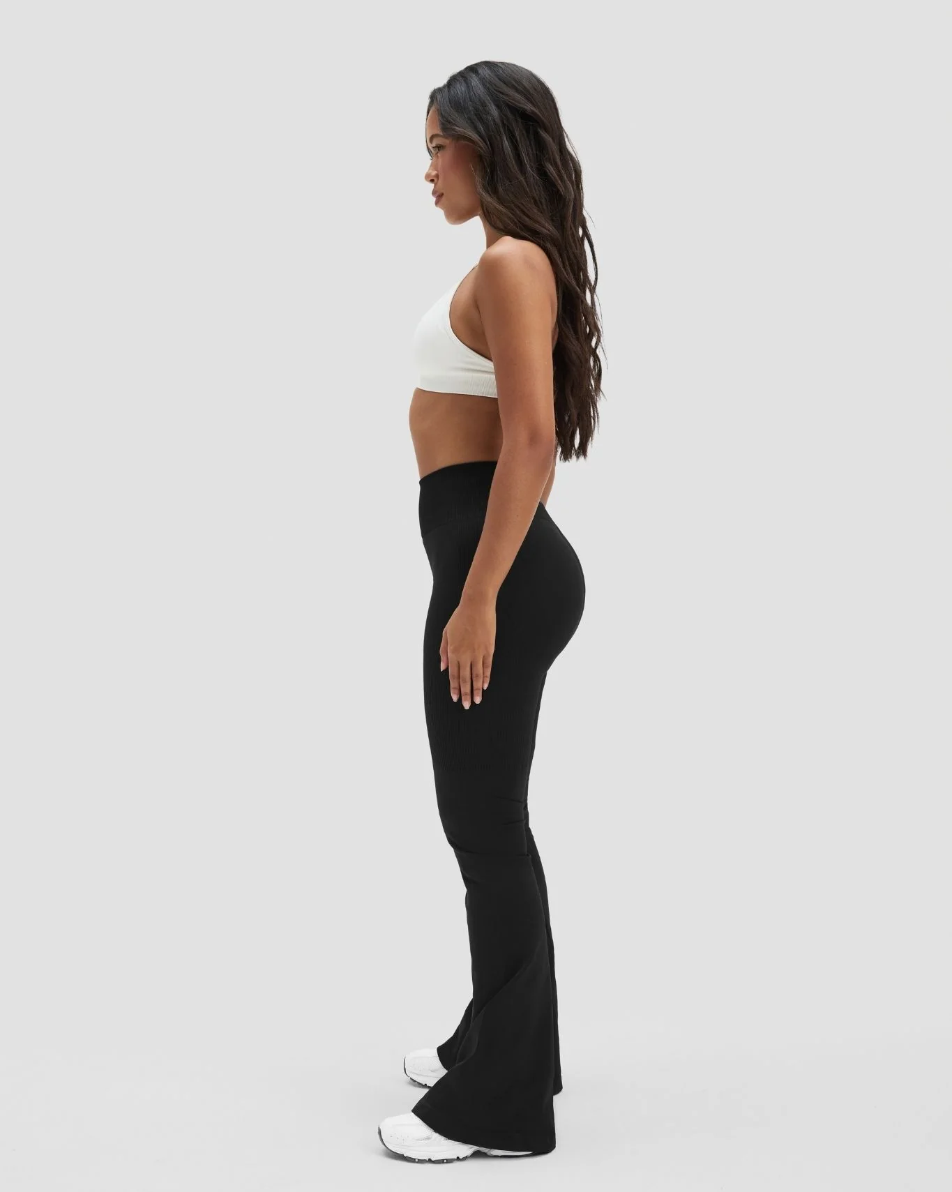 Elevate™ Sculpting High Waist Scrunch Flare | Night Black