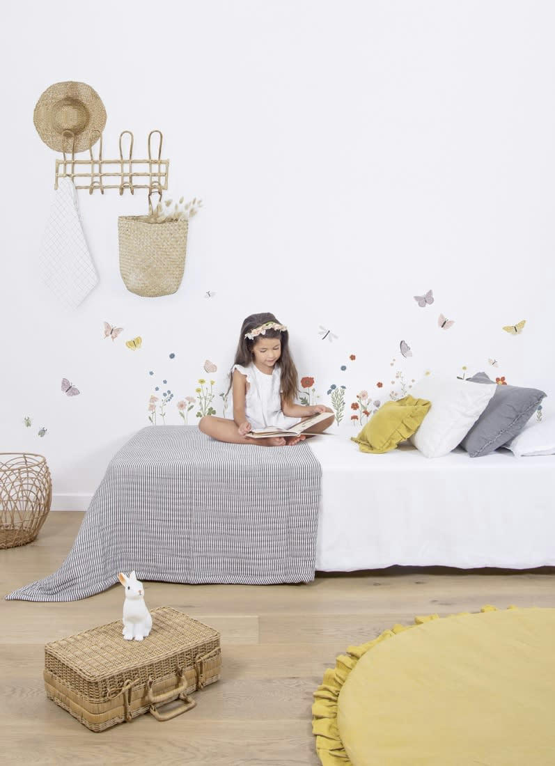 WILDFLOWERS - Planche de stickers Papillons et insectes