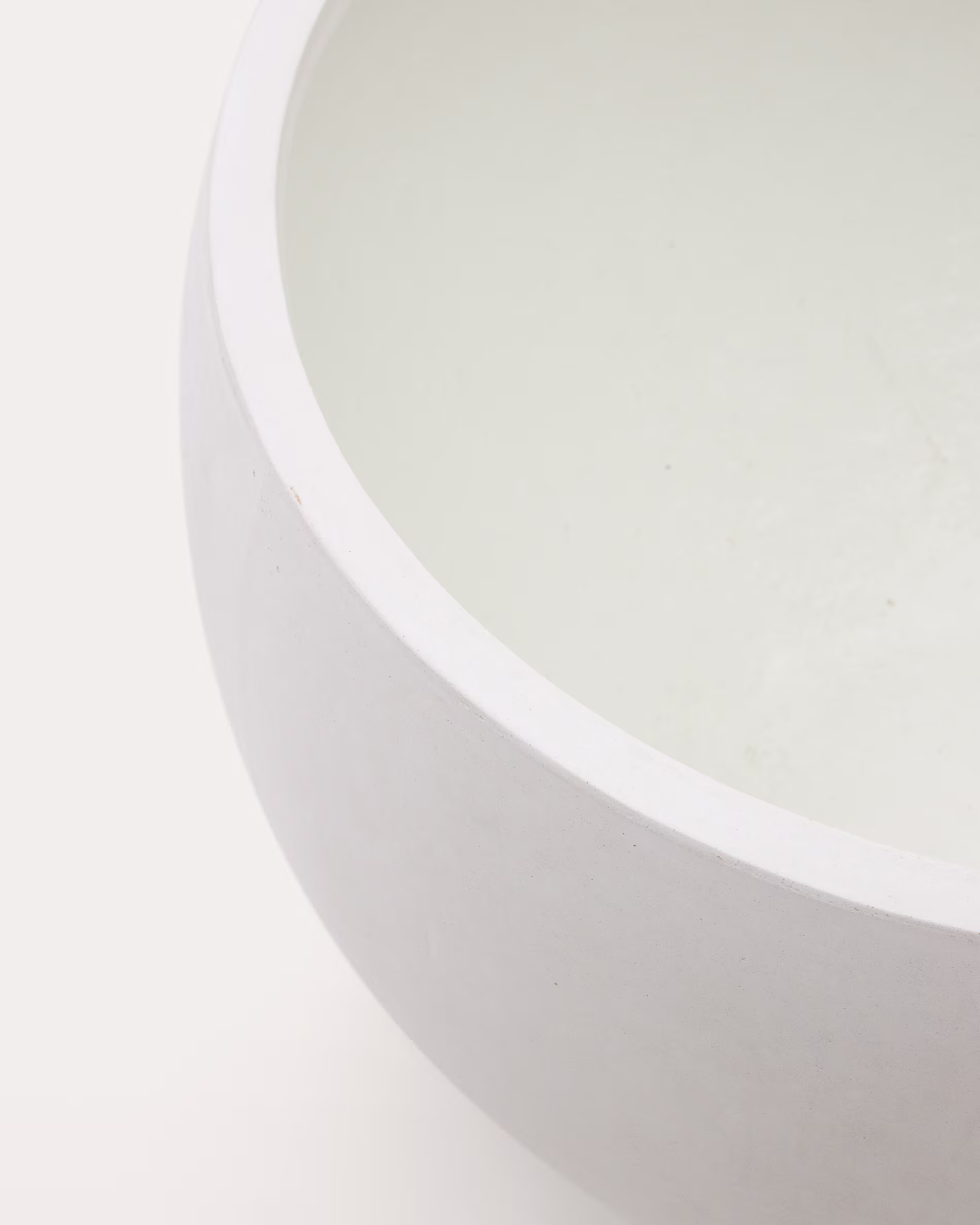 Macetero Grau de cemento blanco Ø 72 cm