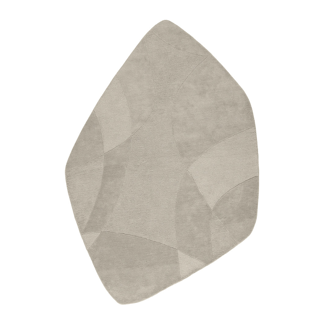 Acsento Piana Stone Shape Vloerkleed 200 x 290 cm - Light Grey