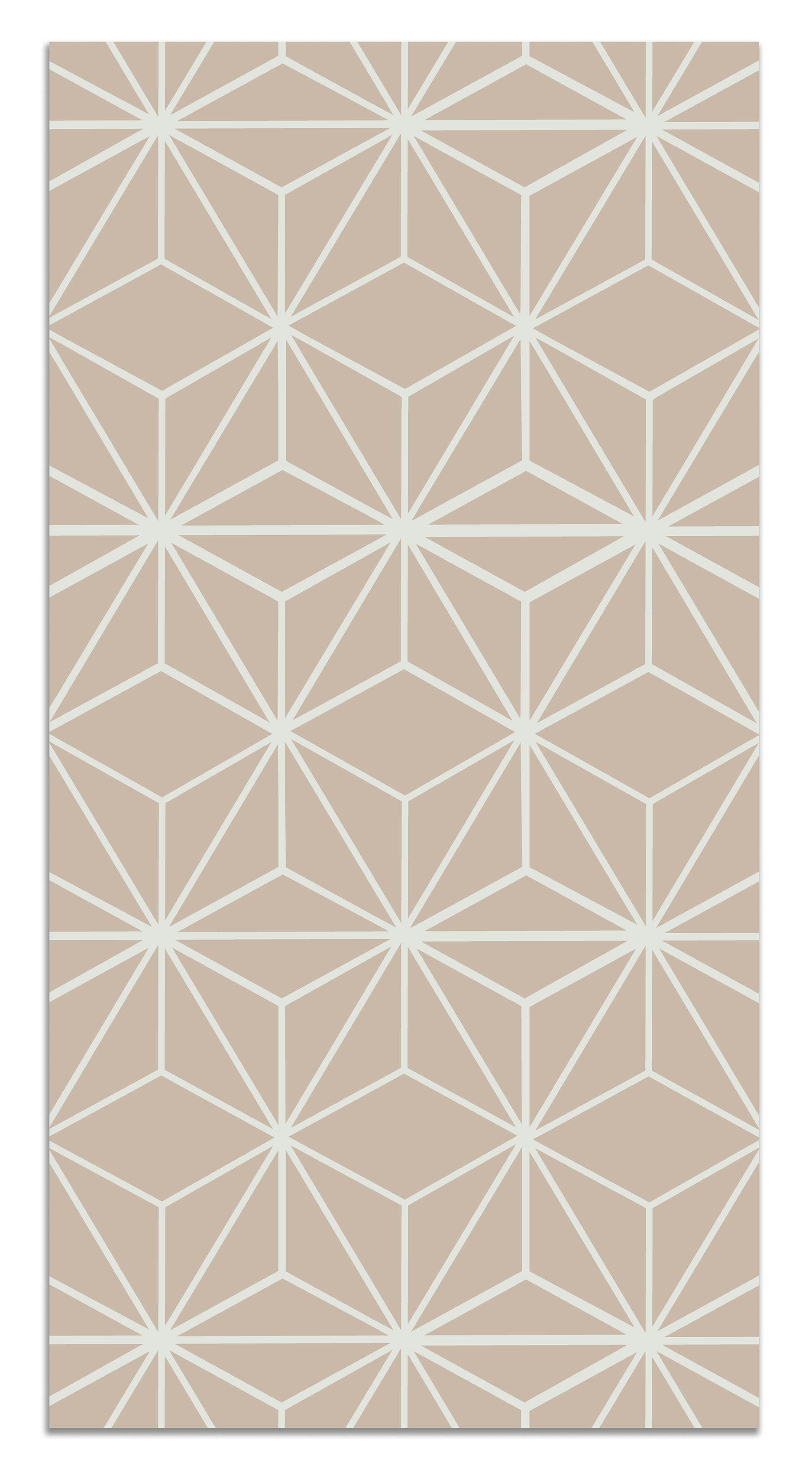 - Tapis vinyle lignes d'étoiles roses 60x110cm