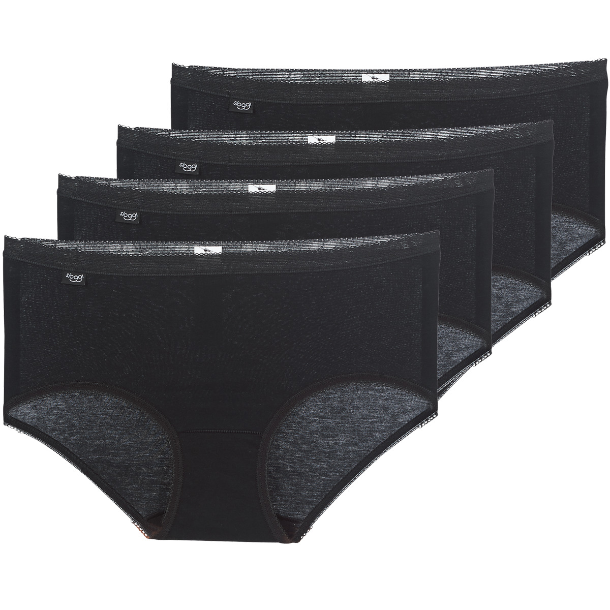 Sloggi  - BASIC+ X 4 - Black