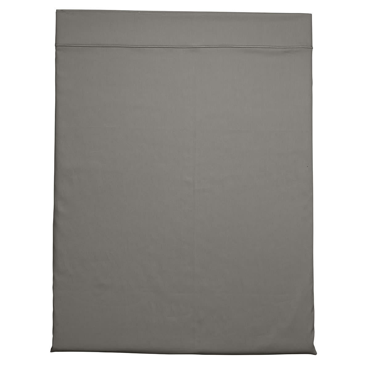 PARTITION - Drap plat   Satin de coton Coloris Gris 180x290 cm - DODO