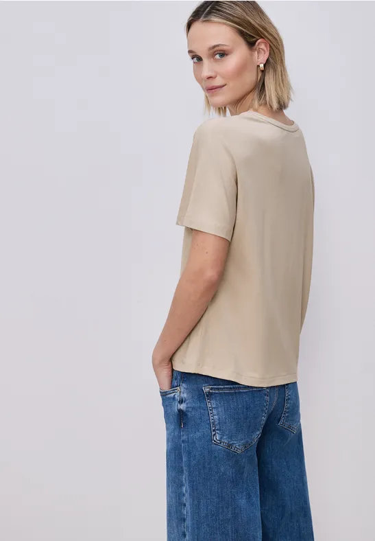 Basic T-Shirt mit Dropped Shoulders