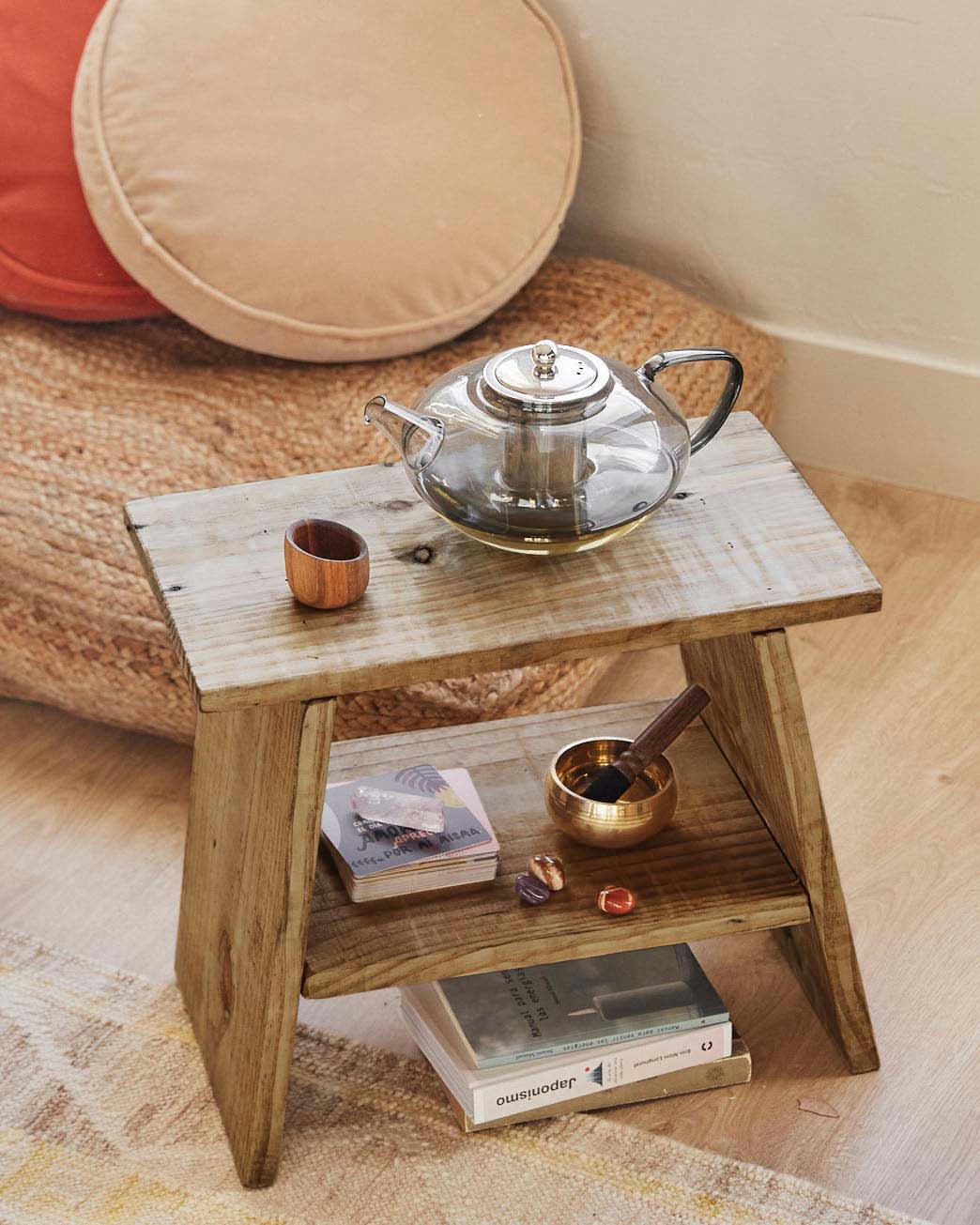 THYONE - Table basse en bois de couleur marron