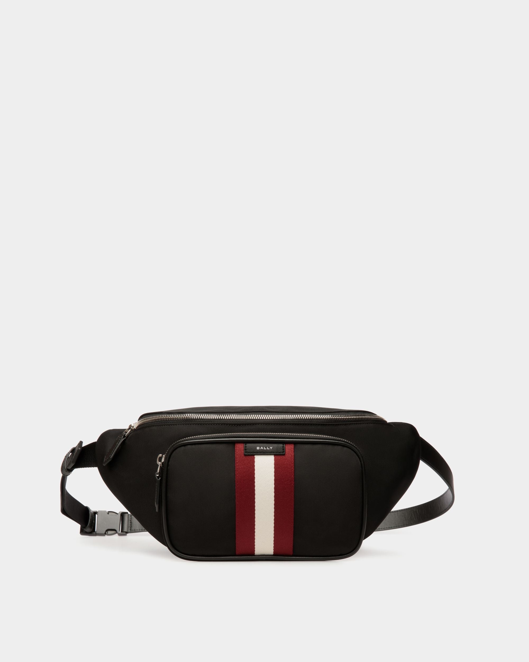 Code Gürteltasche aus schwarzem Nylon