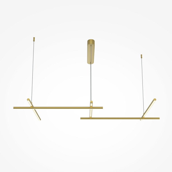 Lampa wisząca Radiance złota LED 1x50W Ciepła biel 2150lm Maytoni
