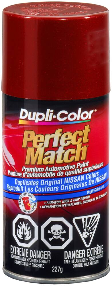 Dupli-Color Perfect Match Premium Acrylic Lacquer Automotive Aerosol Spray Paint, Sparkle Red (A15), 227-g