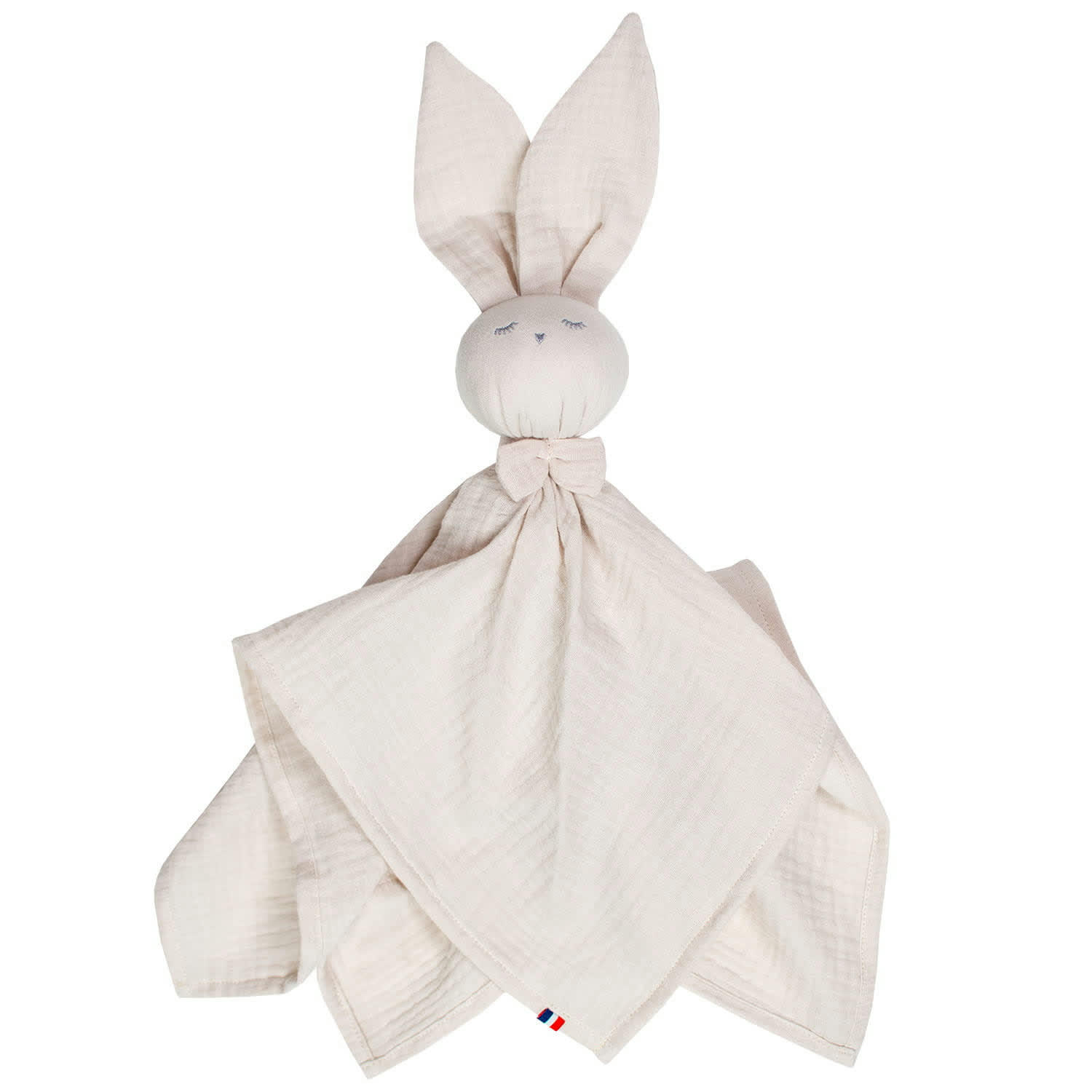 JEANNE - Doudou plat  Lapin personnalisable