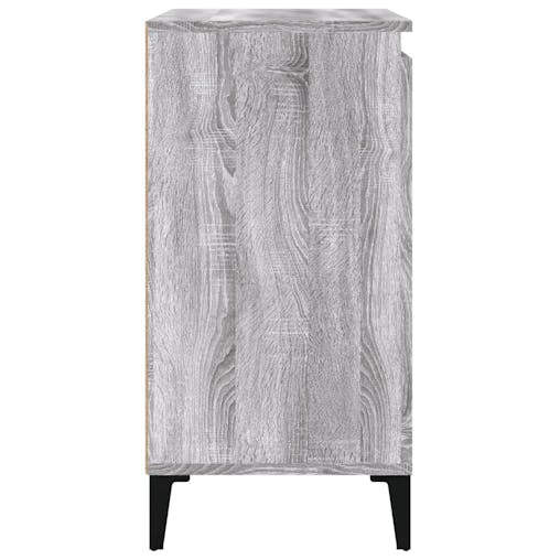NNEVL Bedside Cabinets 2 pcs Grey Sonoma 40x35x70 cm Engineered Wood