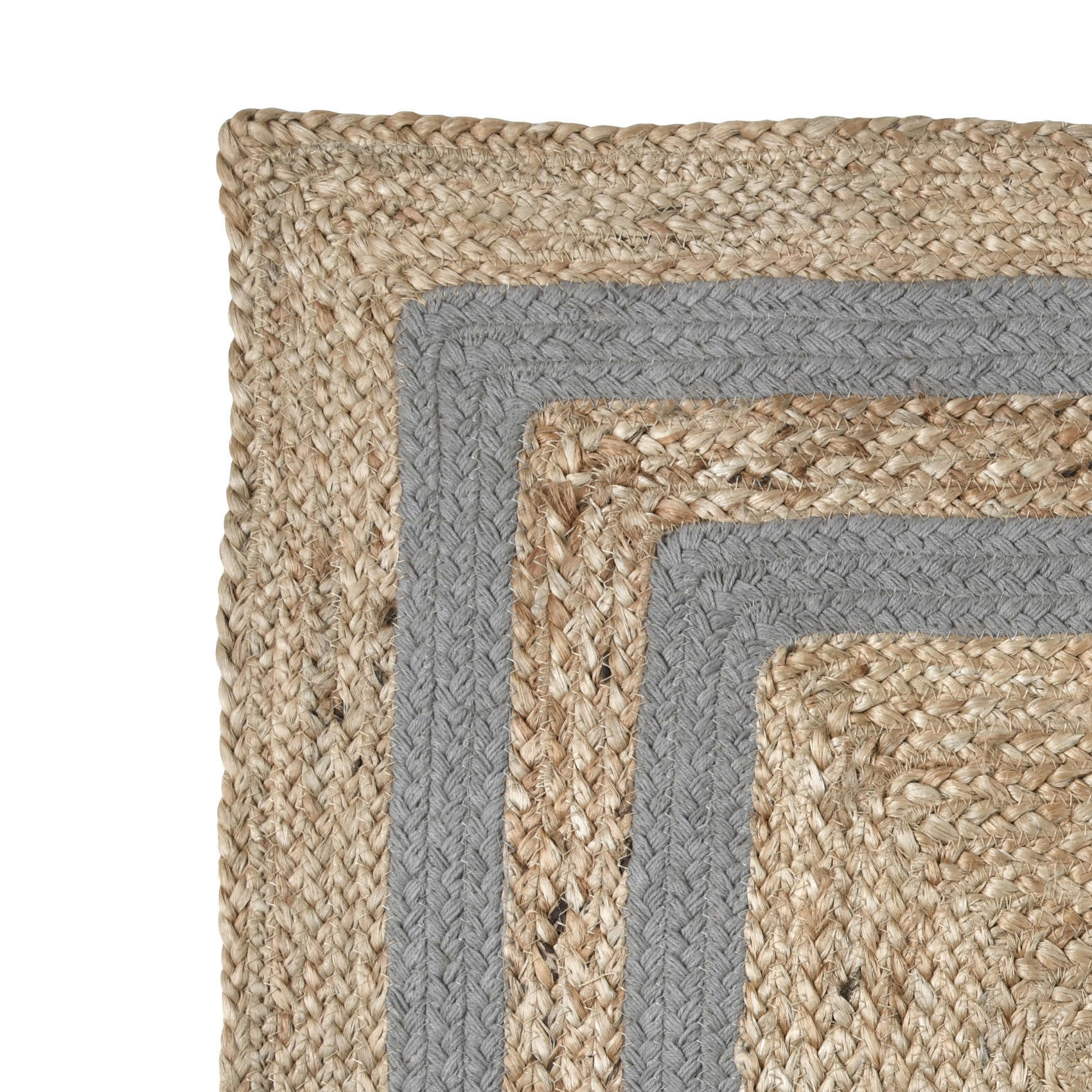 BERRY - Tapis naturel jute coton 60x90cm