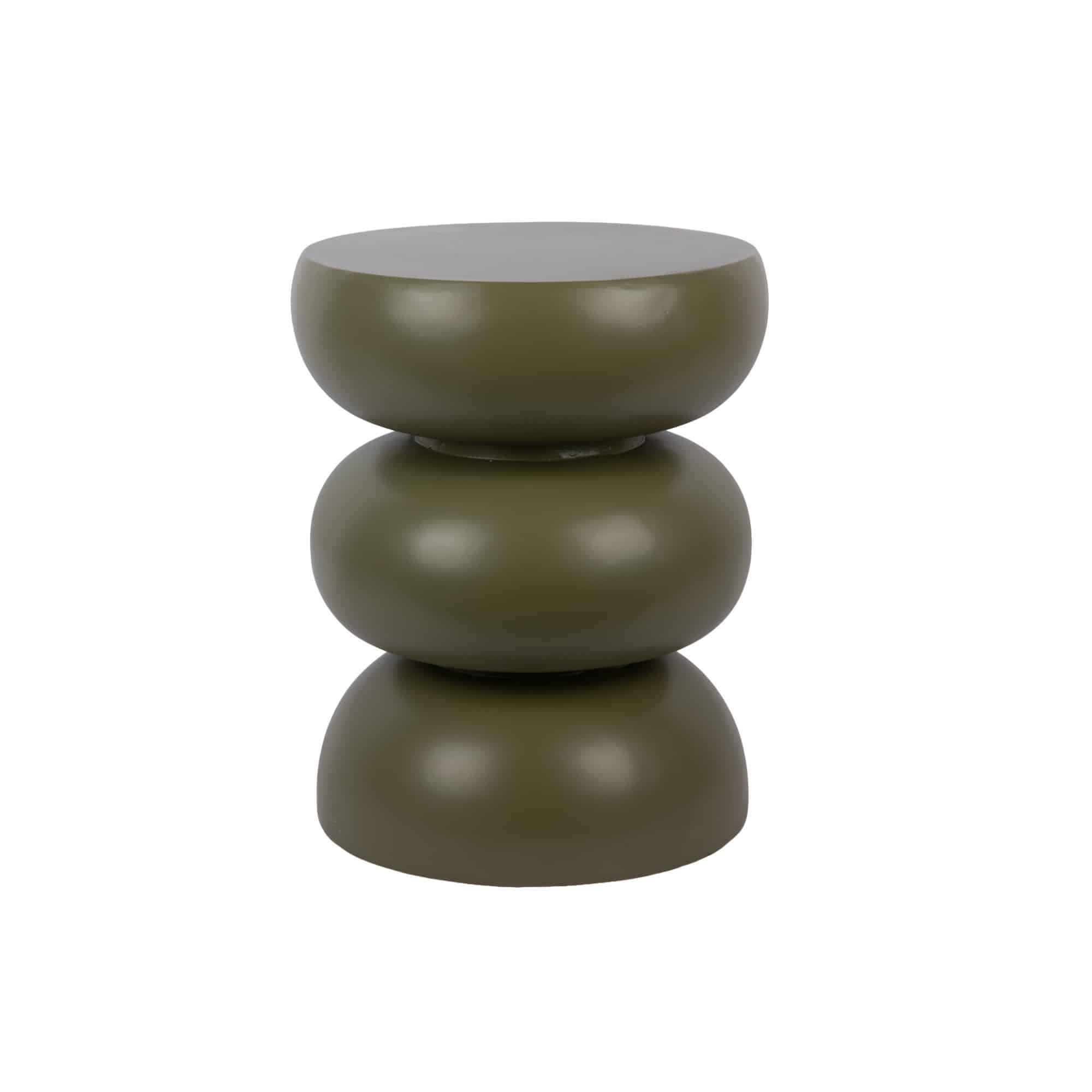 Leitmotiv kruk Curva - groen - Ø35.5cm