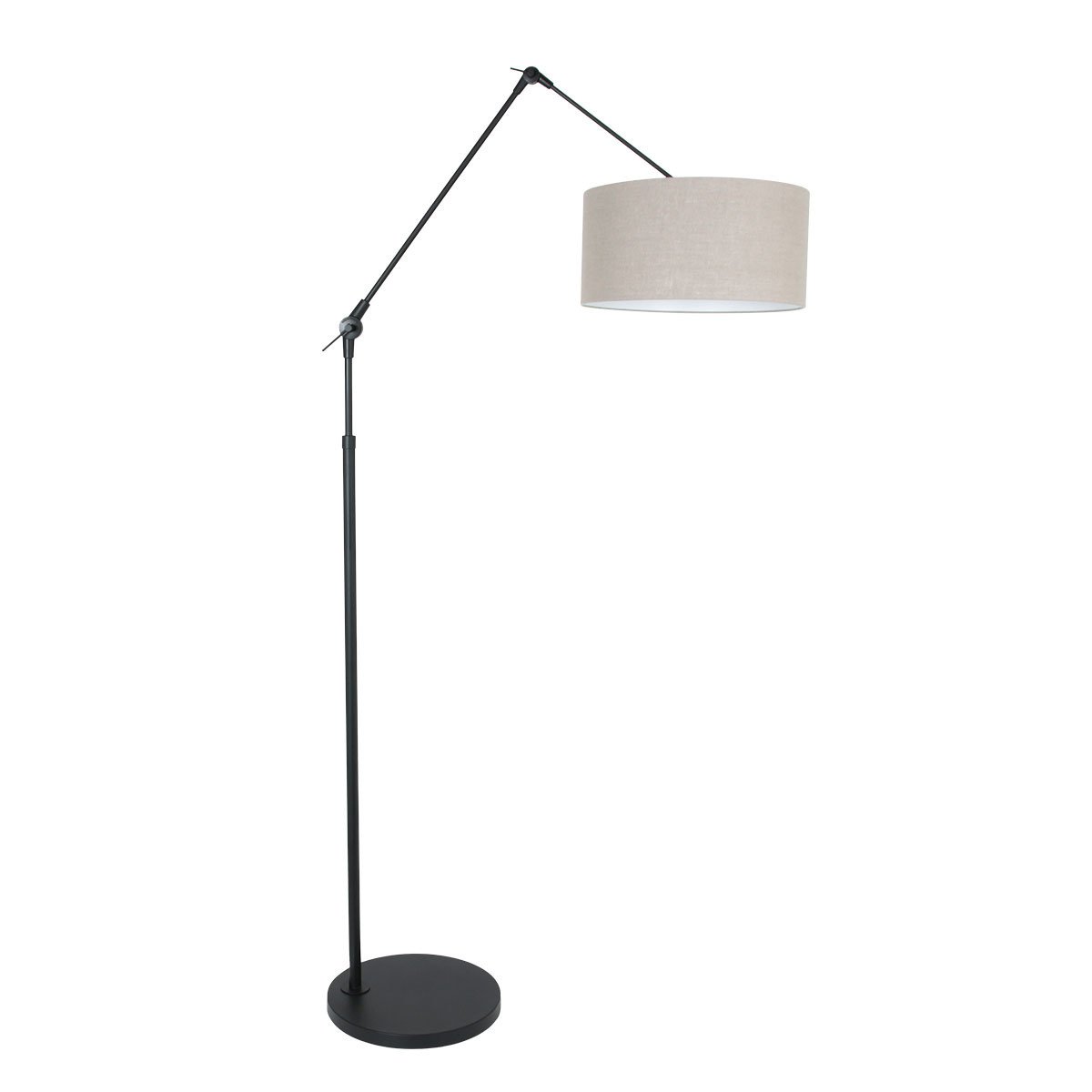 Steinhauer vloerlamp prestige - 1 lichts - 145x 251 cm - zwart grijs