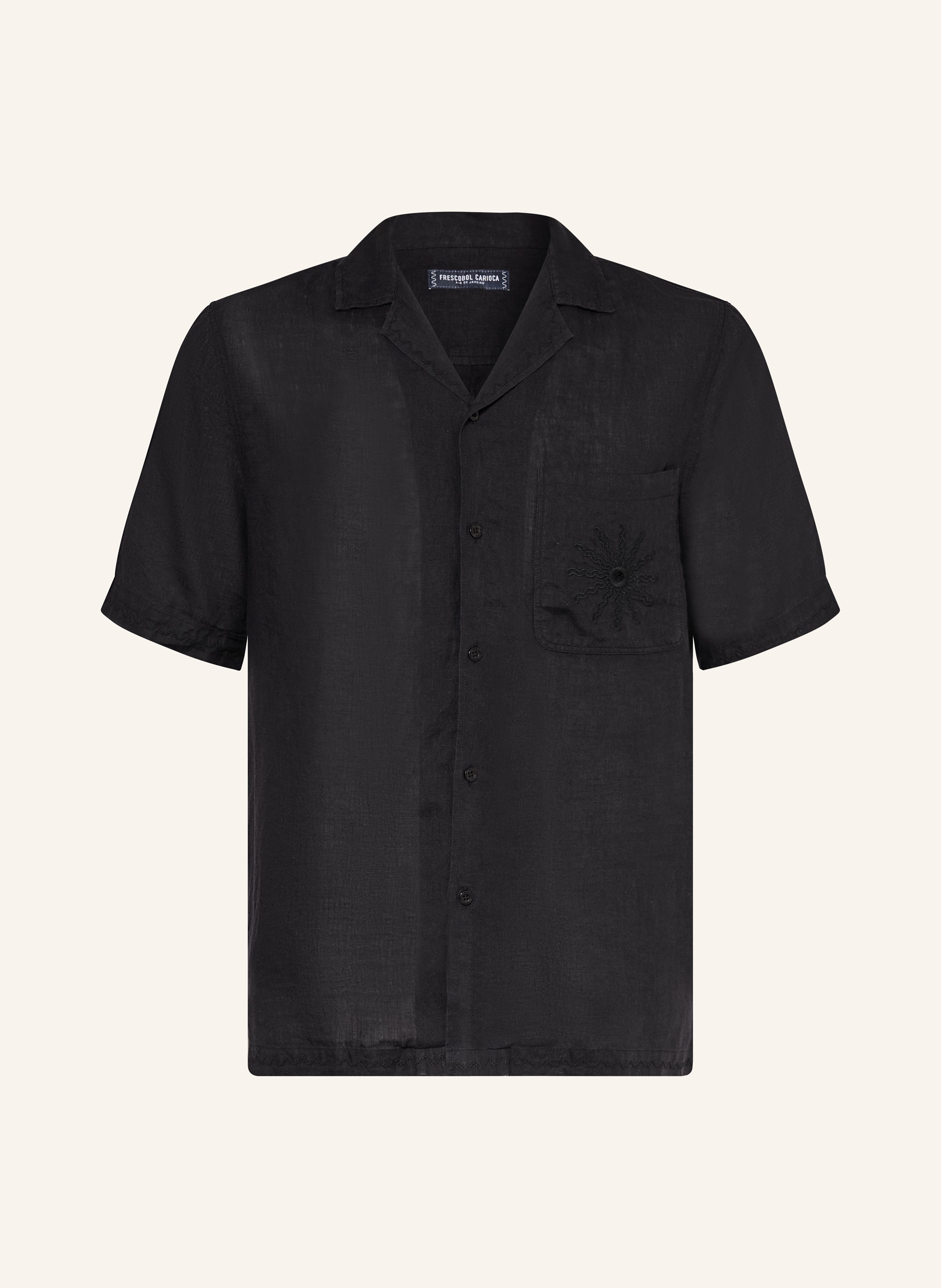 FRESCOBOL CARIOCA Resorthemd ALVES Relaxed Fit aus Leinen