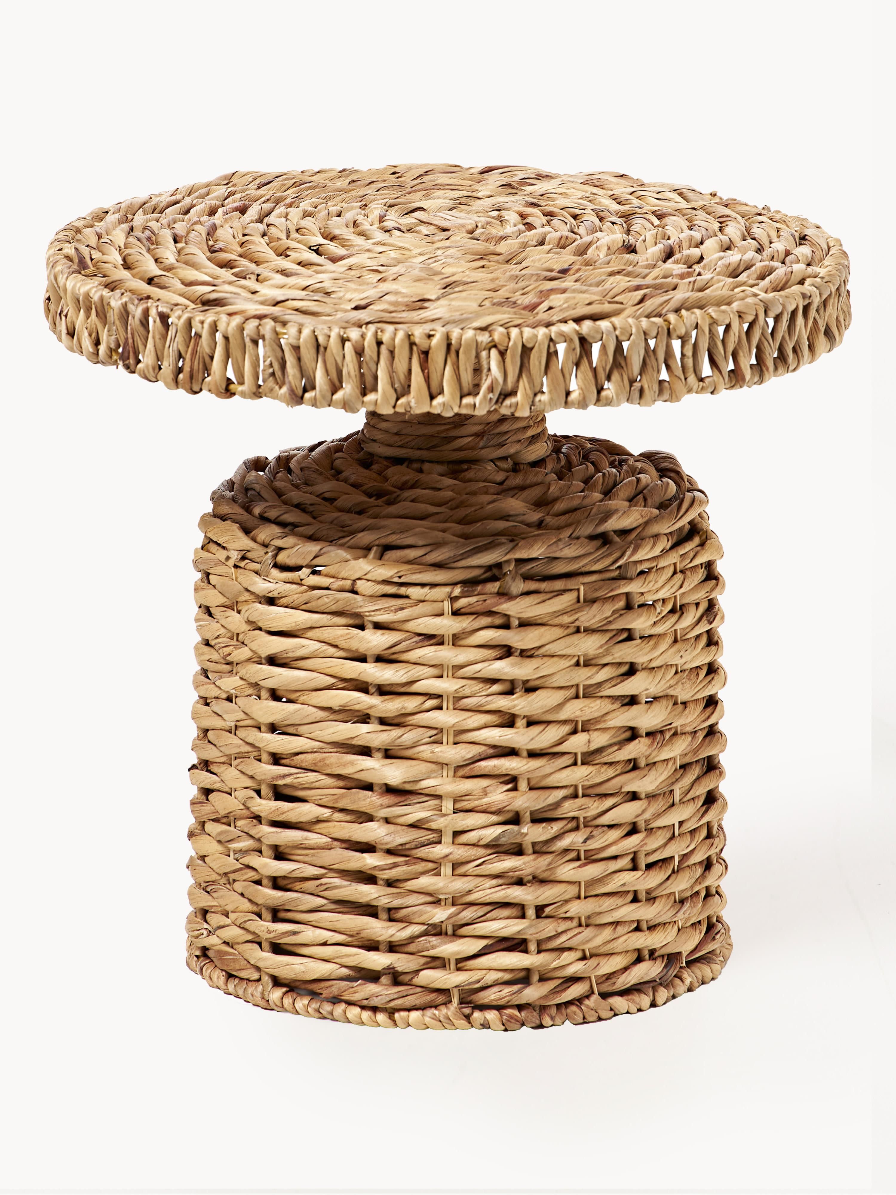 Runder Rattan-Beistelltisch Camo