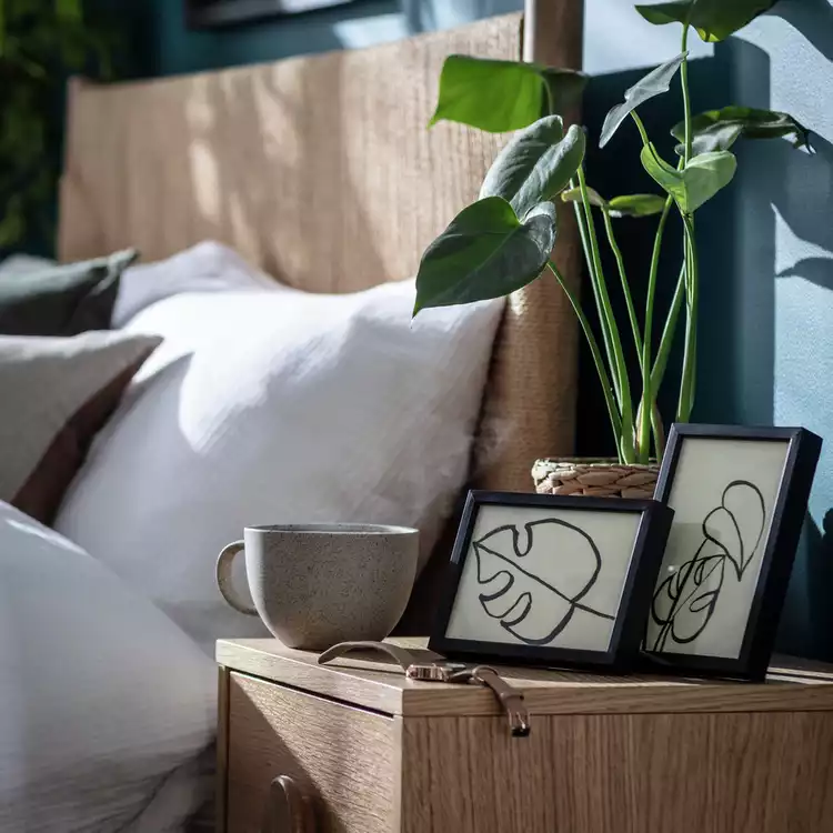 Habitat Aluminus Black Metal 2 Pack Picture Frames - 4x6"