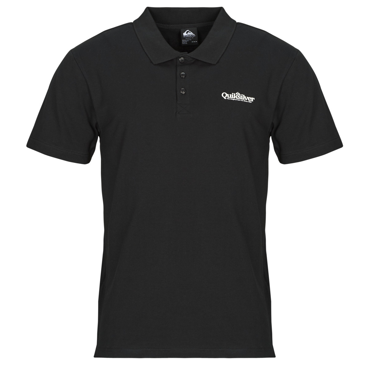 Quiksilver - POLO STRETCH -  black