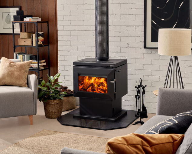 Saxon Merbau Freestanding Wood Heater