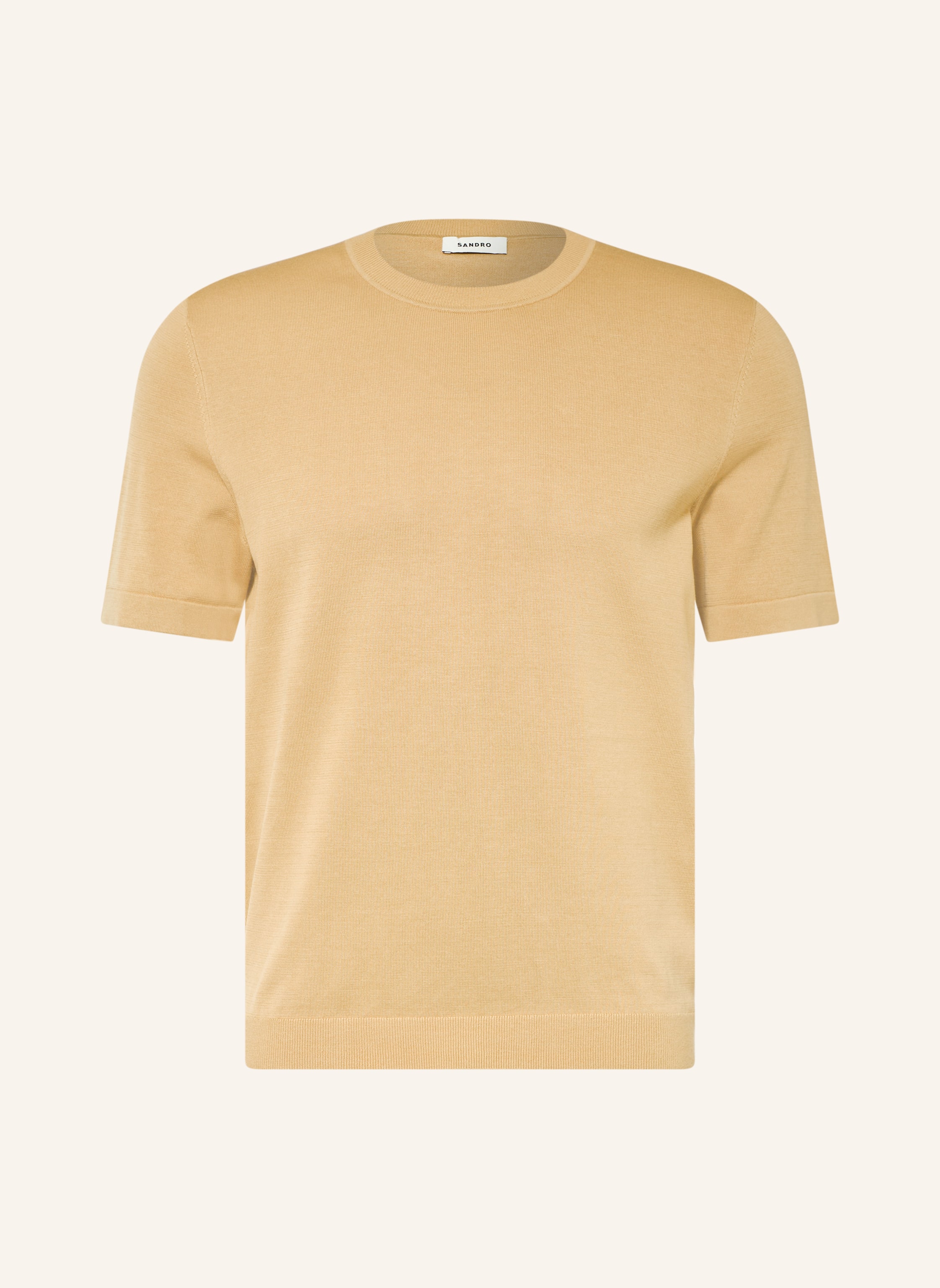 SANDRO Strickshirt mit Seide
