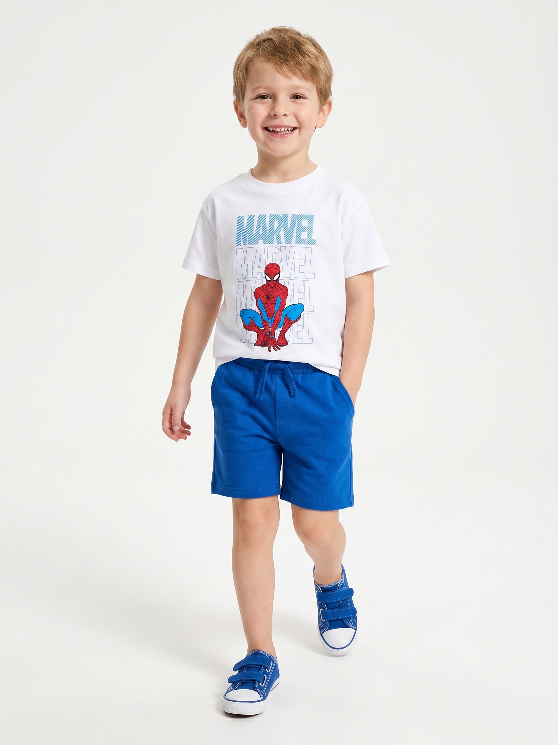 Bawełniana koszulka z nadrukiem Spider-Man