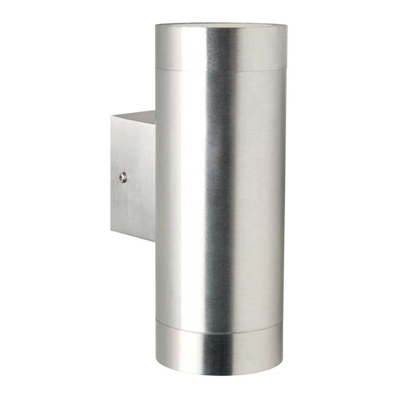 Nordlux Tin Wandlamp Buiten - Ø7,6cm - 2-lichts GU10 - IP54 - Aluminium