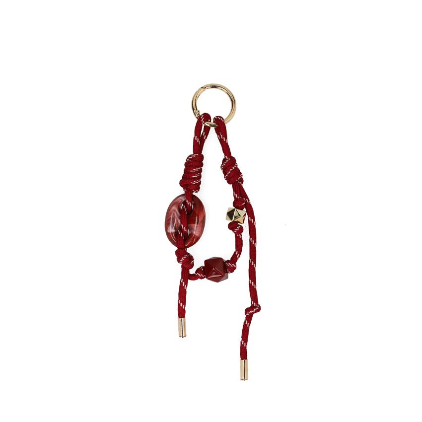 Manfield Burgundy bag charm