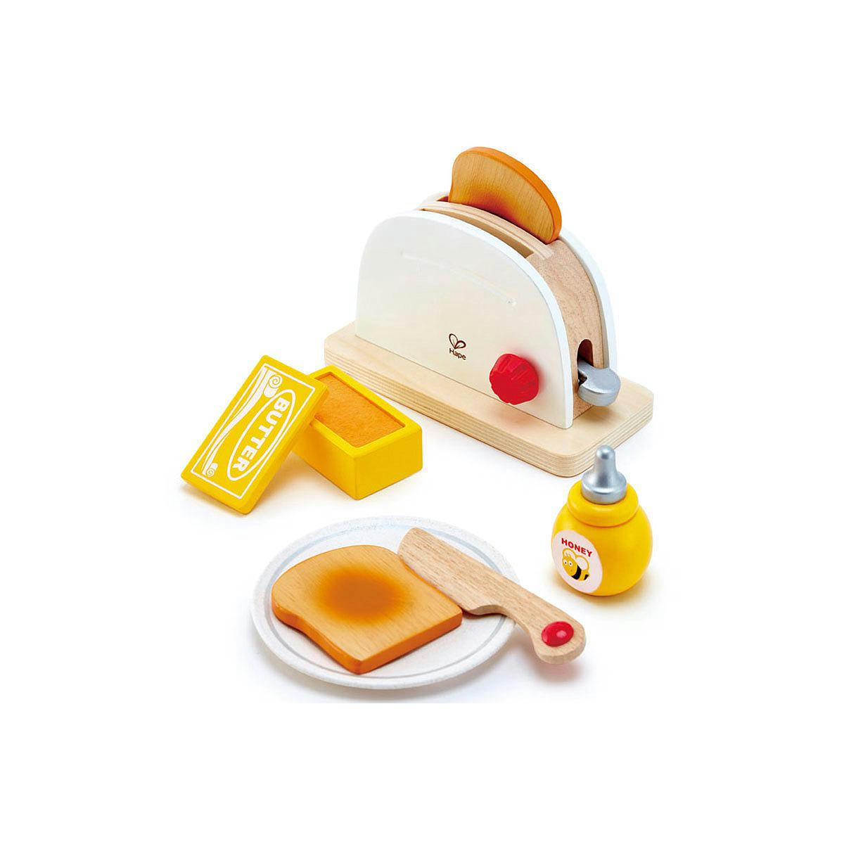 - Grille pain bois pour enfant blanc