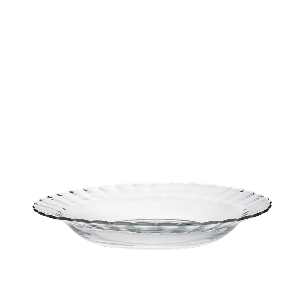 Picardie - Assiettes creuses transparentes x6 - 23cm