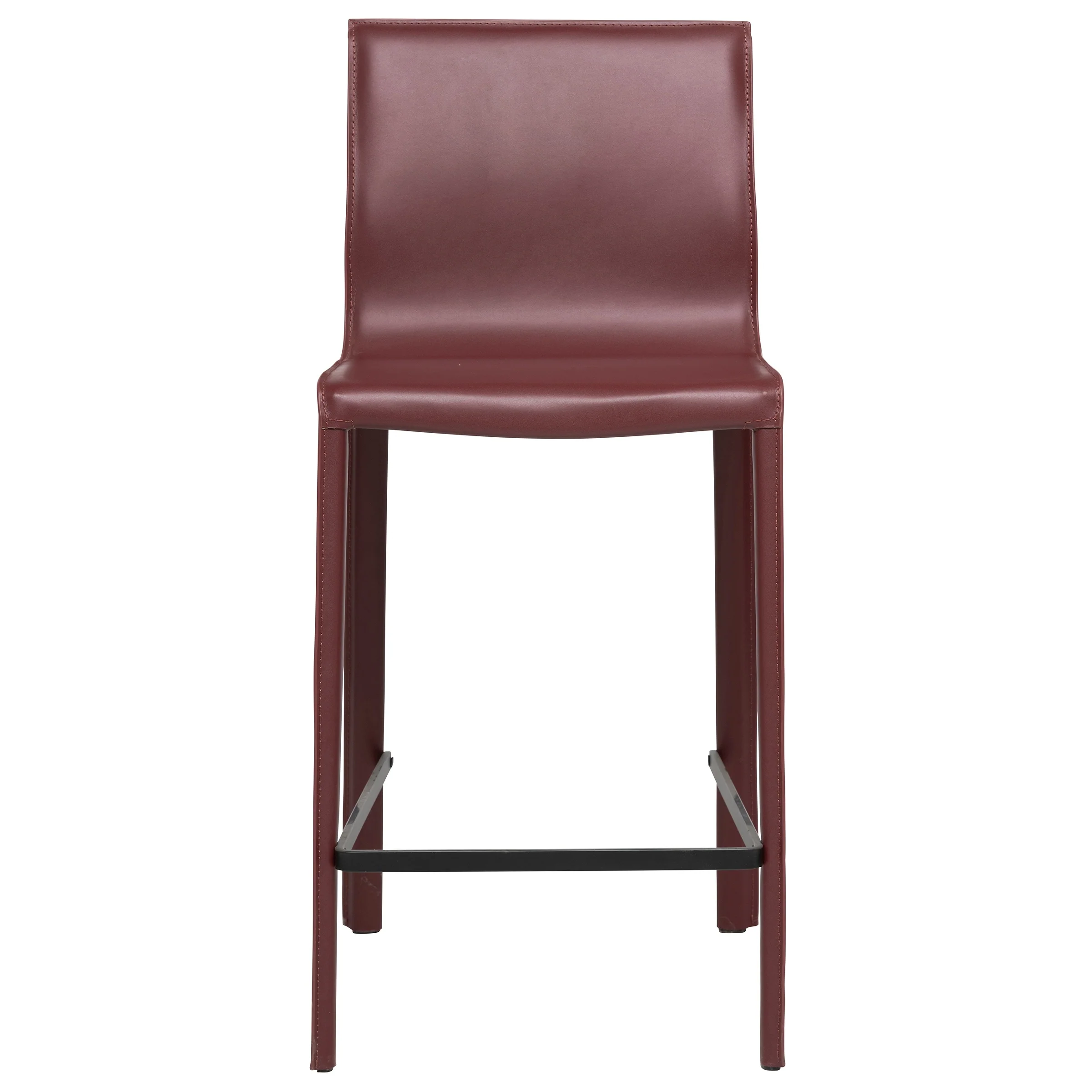 STAN Modern Leather Counter Stool