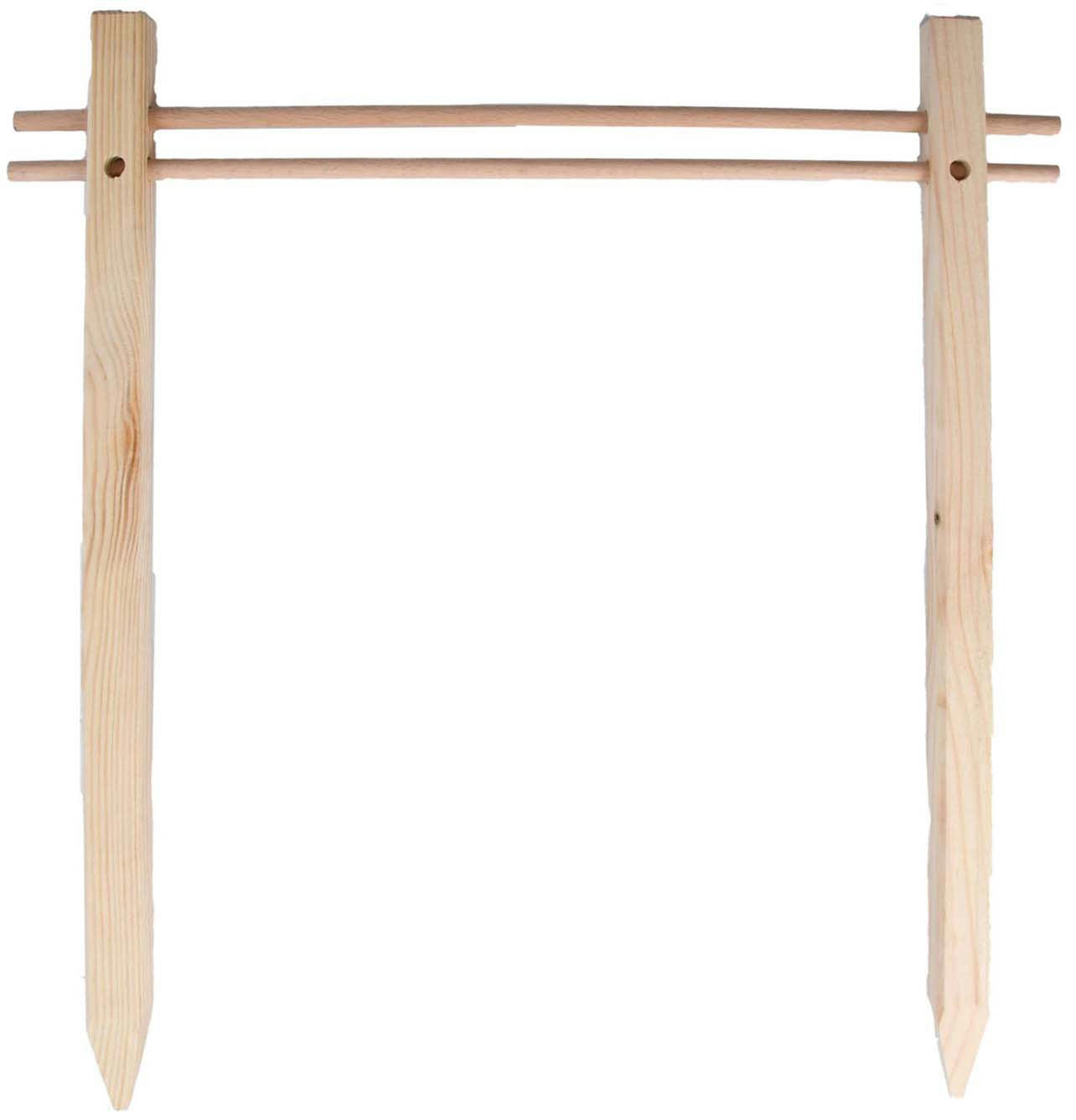 - Support en bois de pin pour plantes vegetable garden 50 x 50 cm