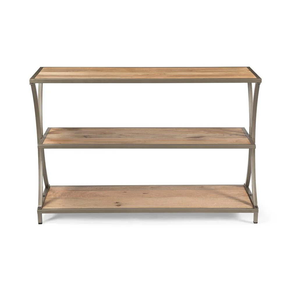 Kimball Modern Industrial Handcrafted Mango Wood Console Table by Christopher Knight Home