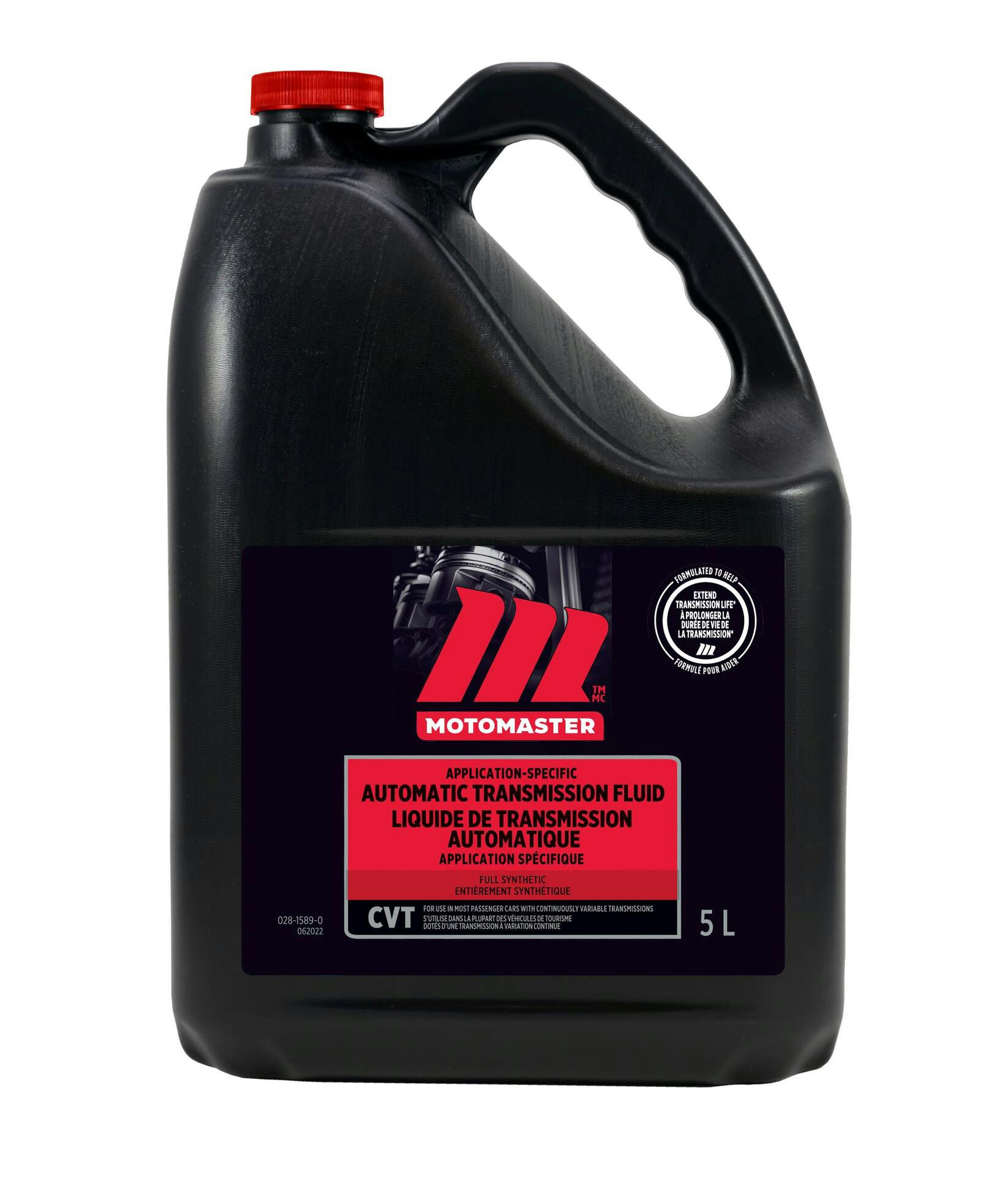 Moto Master Full Synthetic CVT Automatic Transmission Fluid, 5-L