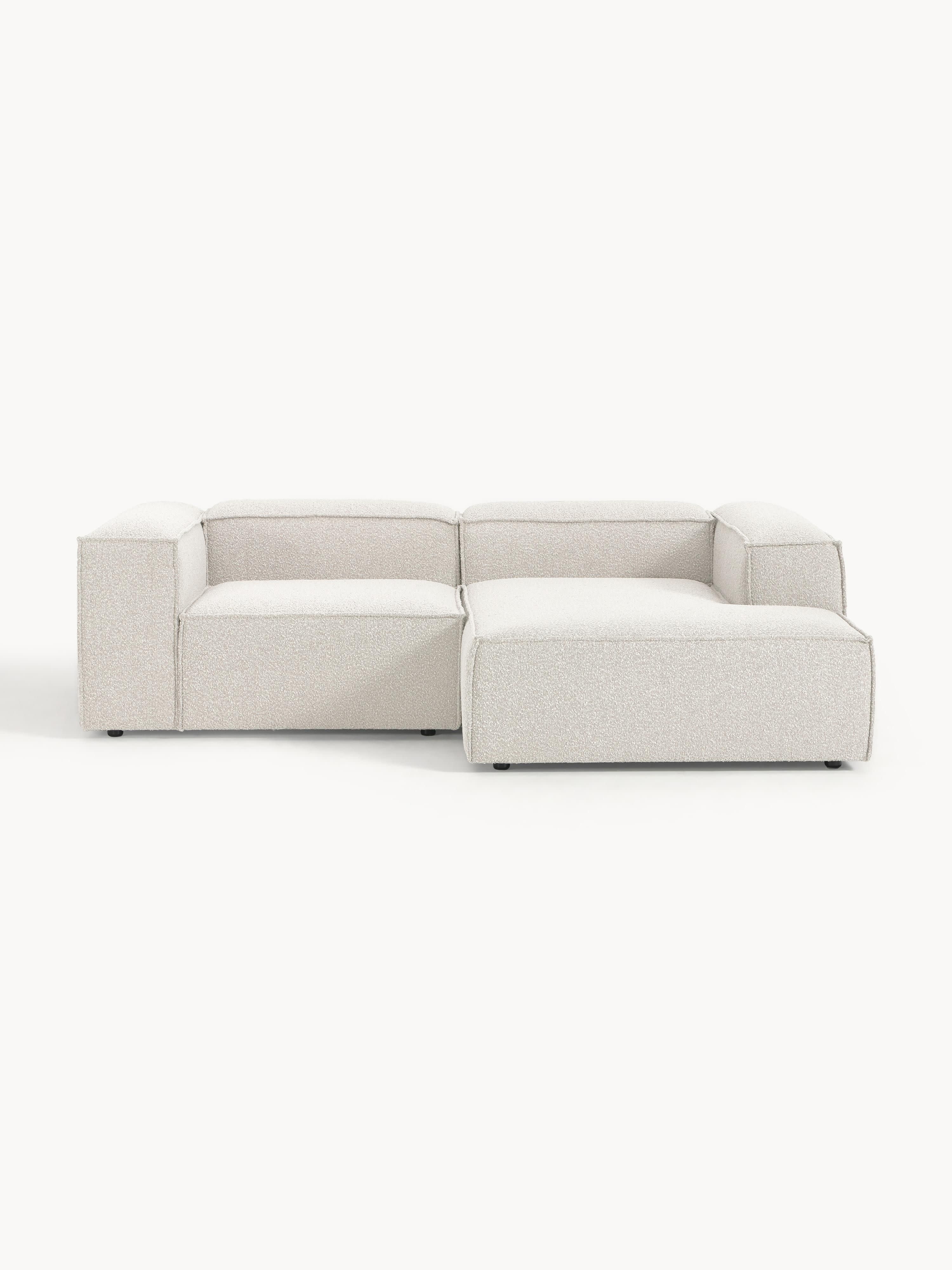 Modulares Bouclé-Ecksofa Lennon (2-Sitzer)