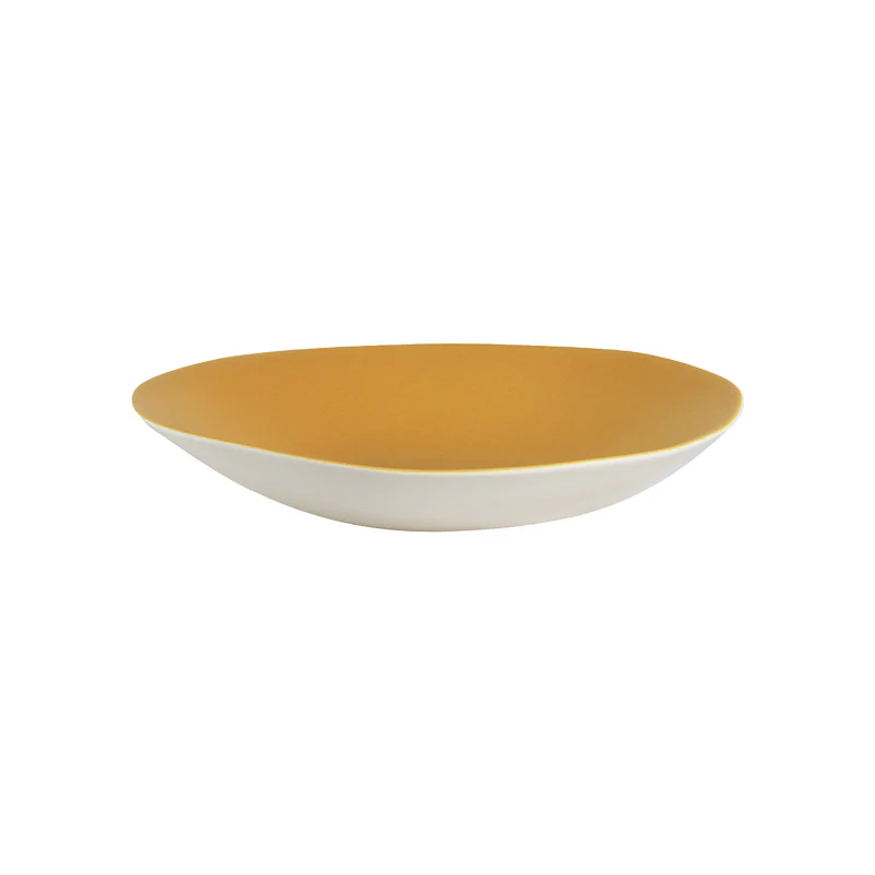 assiette creuse curcuma