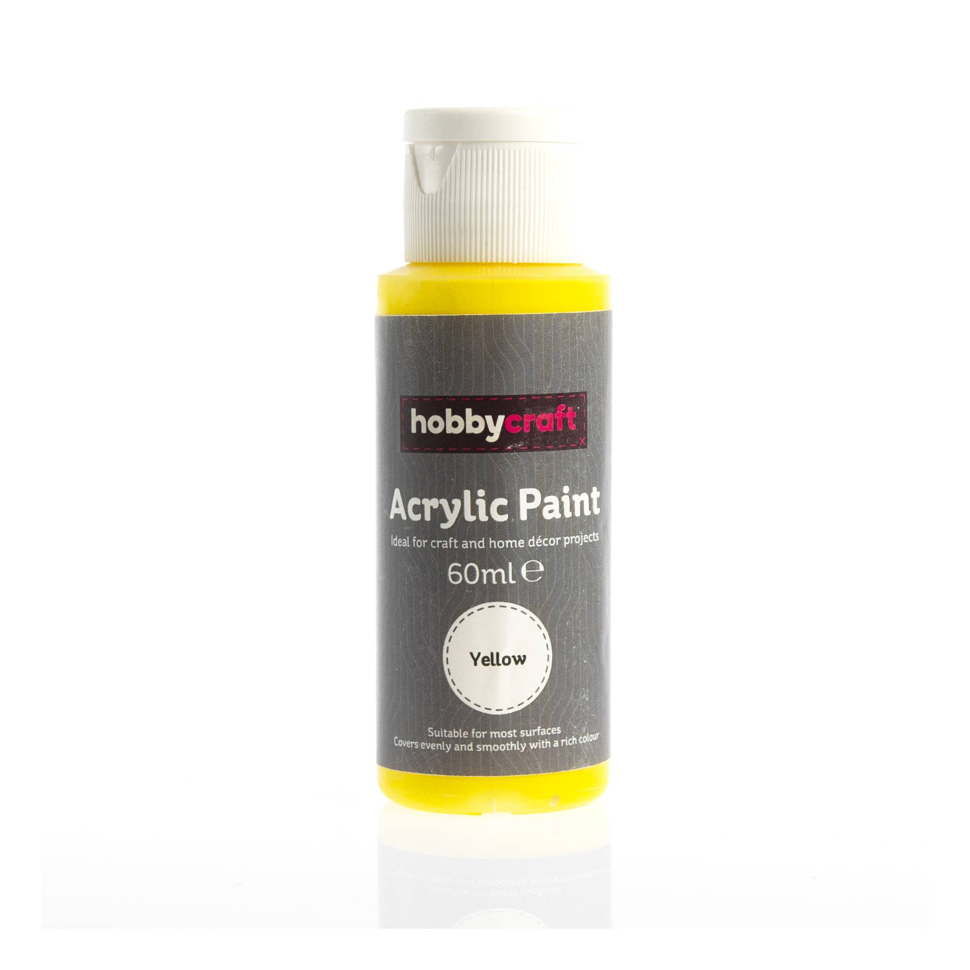 Yellow Acrylic Craft Paint 60ml