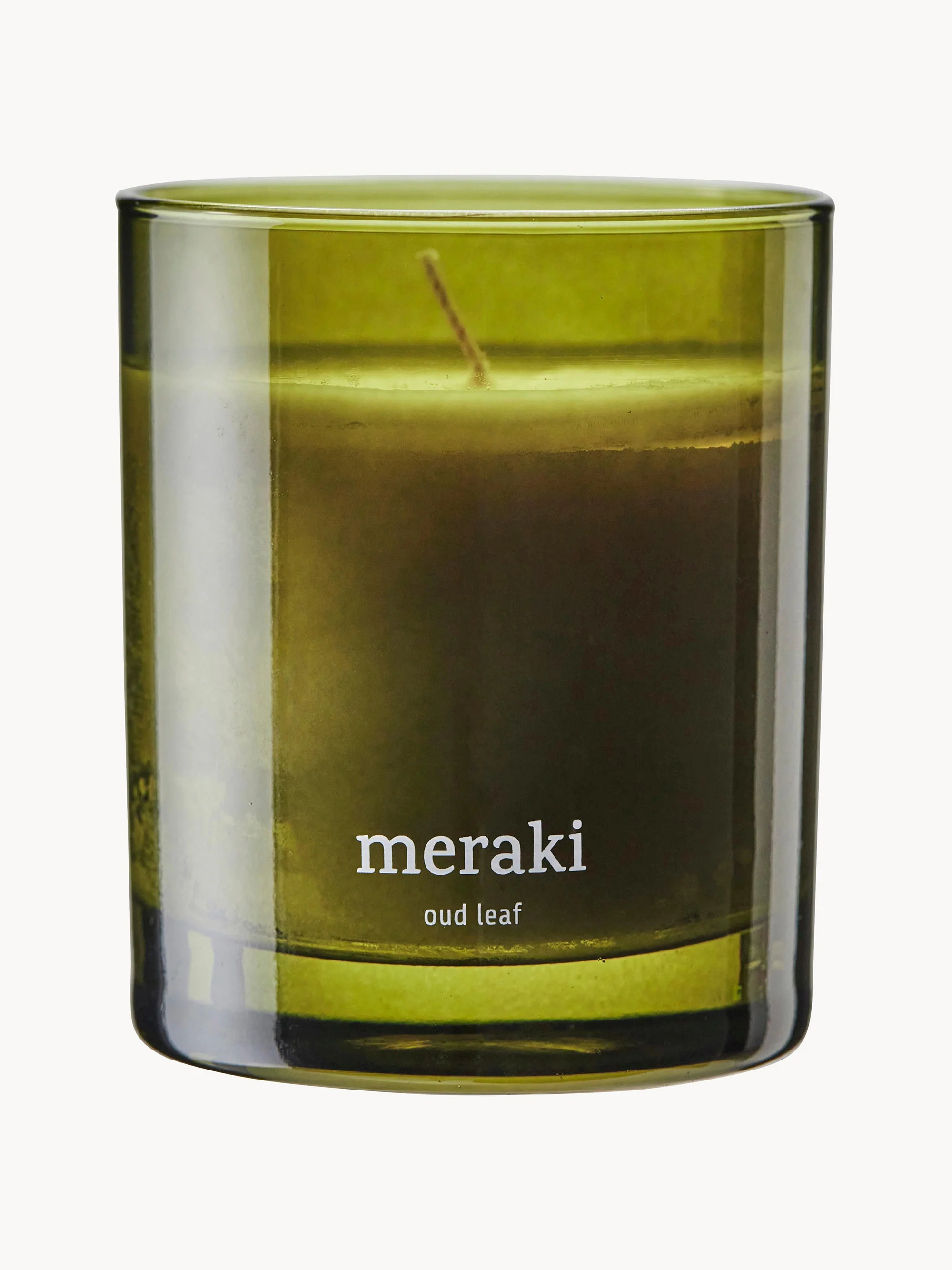 Duftkerze Oud Leaf (Rose, Zedernholz, Jasmin, Iris & Maiglöckchen)