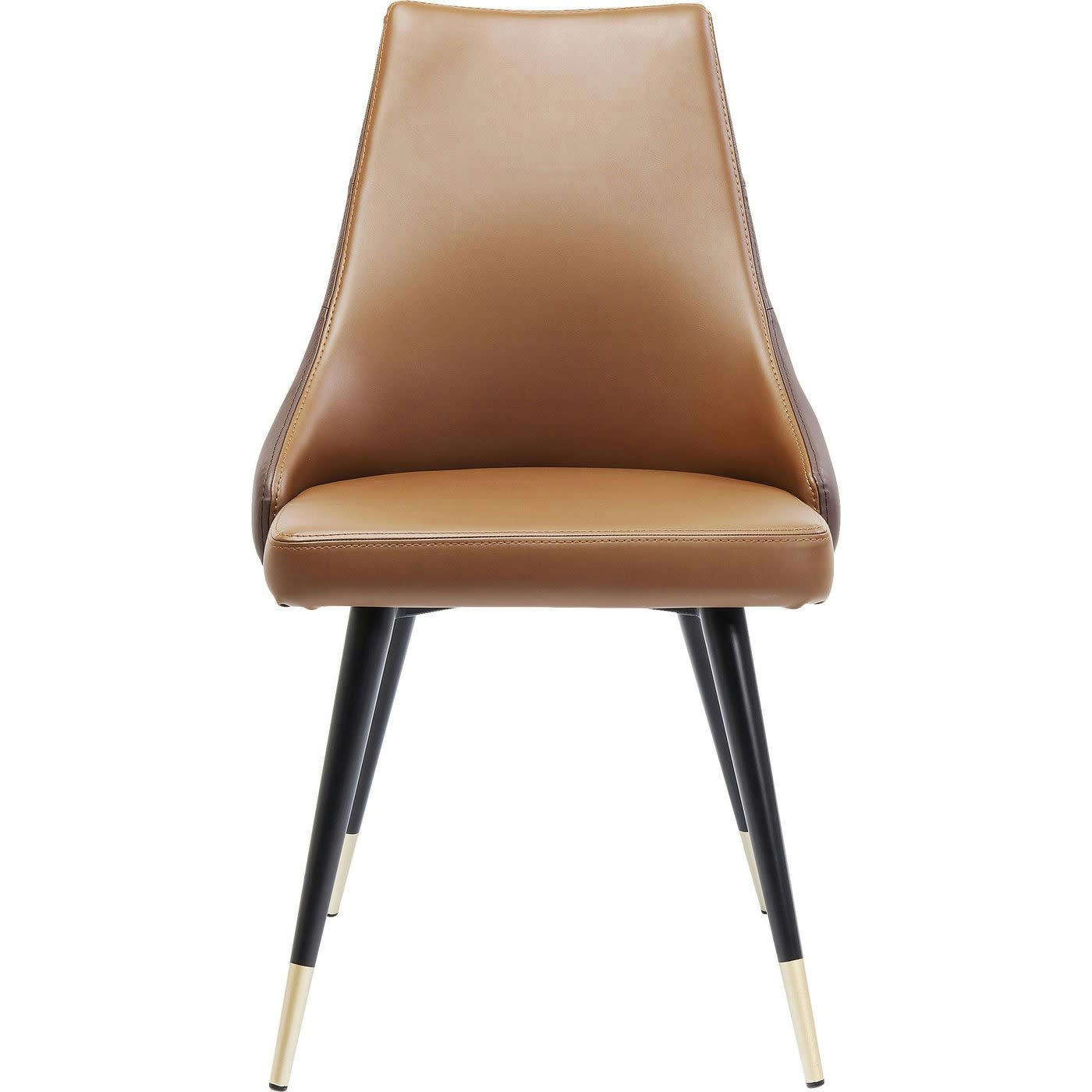 URBAN DESIRE - Chaise marron et acier