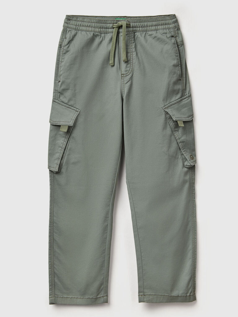 Regular fit cargo trousers